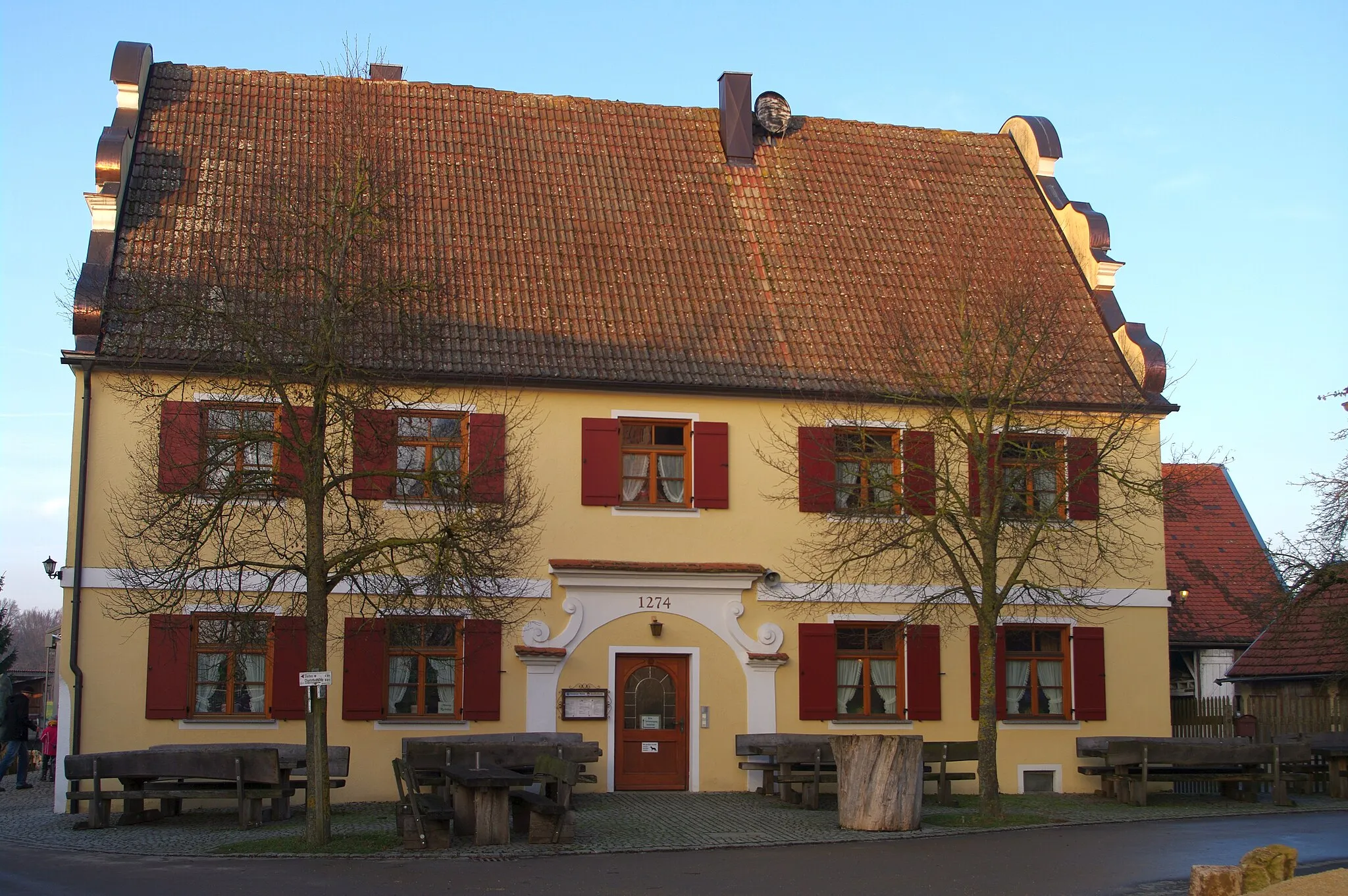 Photo showing: Ehemaliges Hospitium des Klosters Lindenau. Einziges erhaltenes Gebäude. Heute Ausflugsgaststätte.