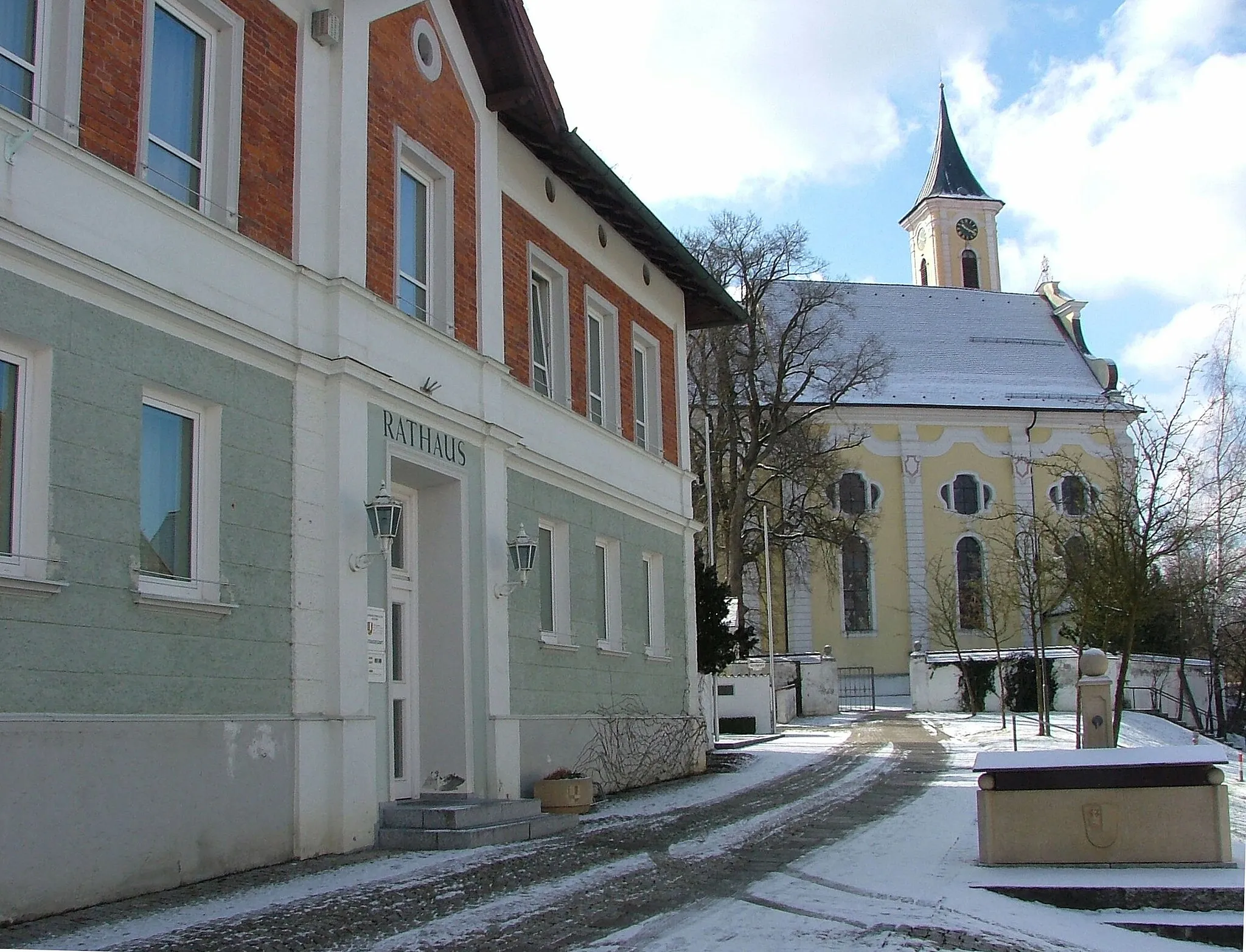 Photo showing: Buxheim Rathaus