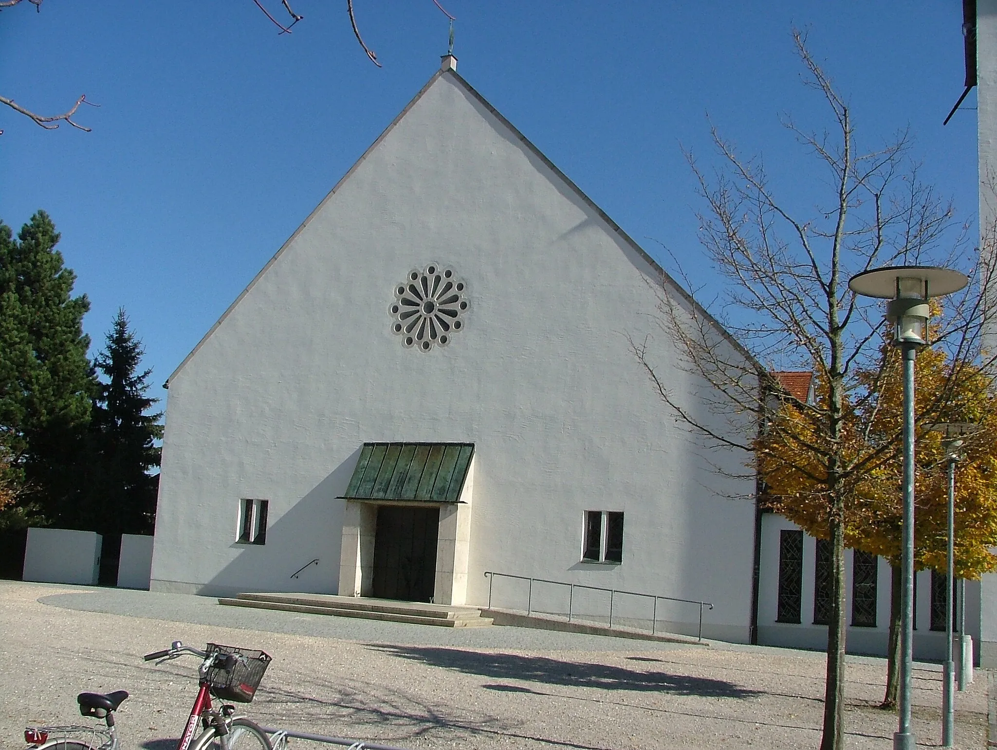 Photo showing: Fellheim Kirche Architekt Willy Hornung