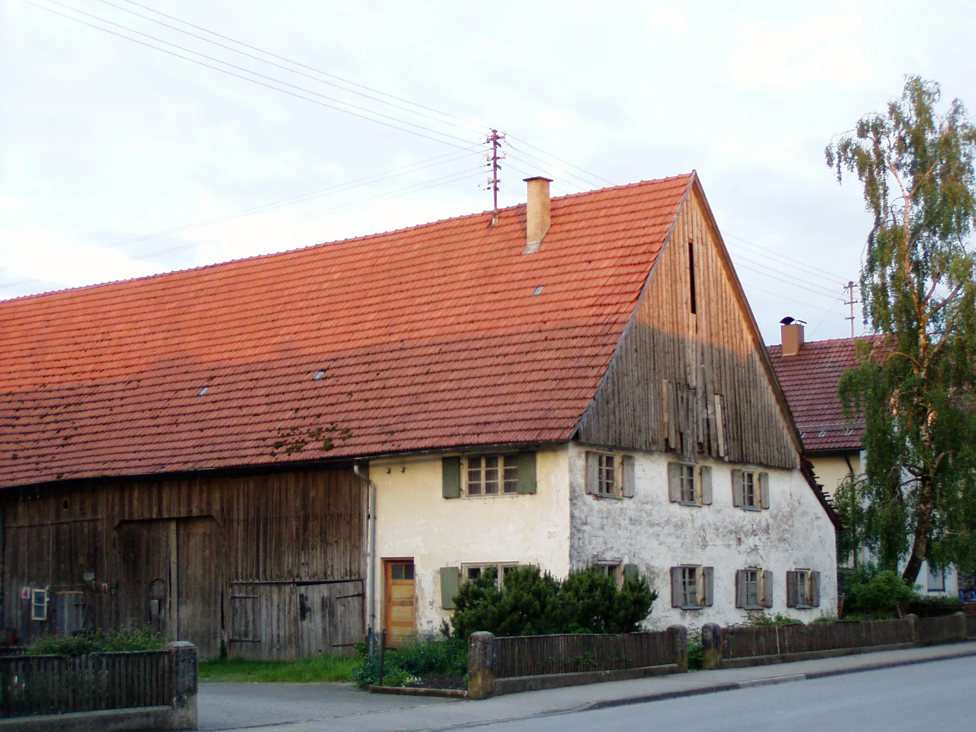 Photo showing: Ehem. Bauernhaus in Unterrammingen