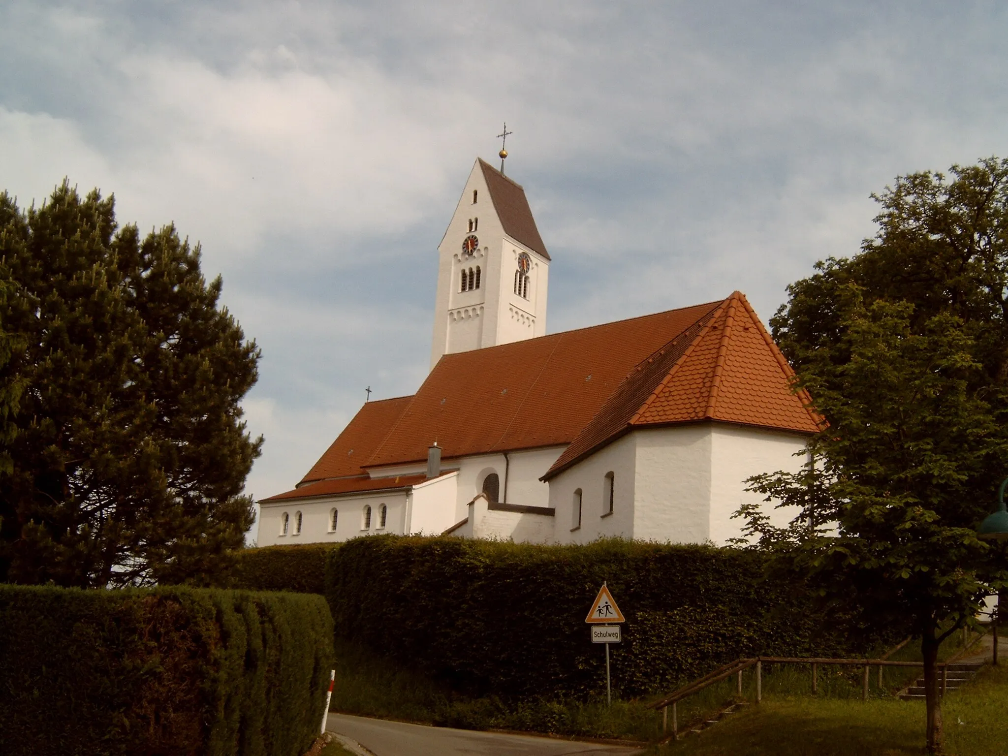 Photo showing: Eggenthal, church
