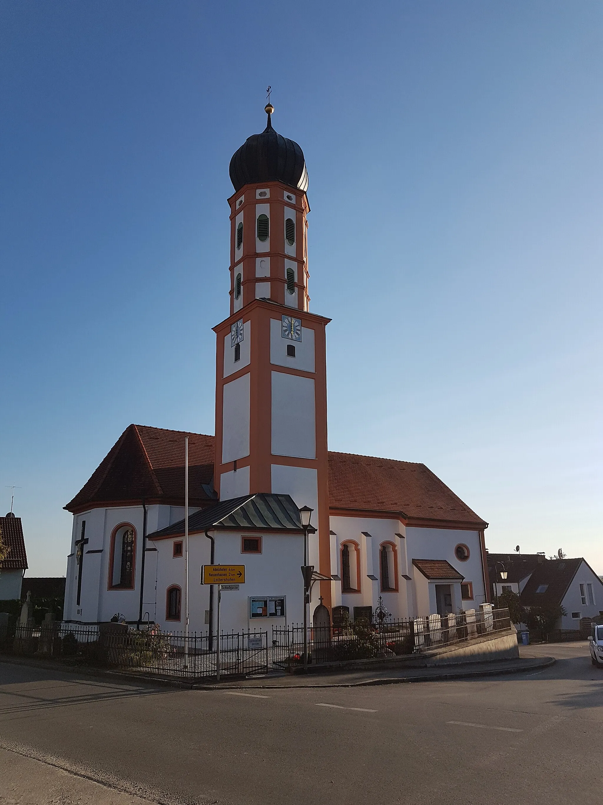 Photo showing: St. Johann Baptist (Hattenhofen)