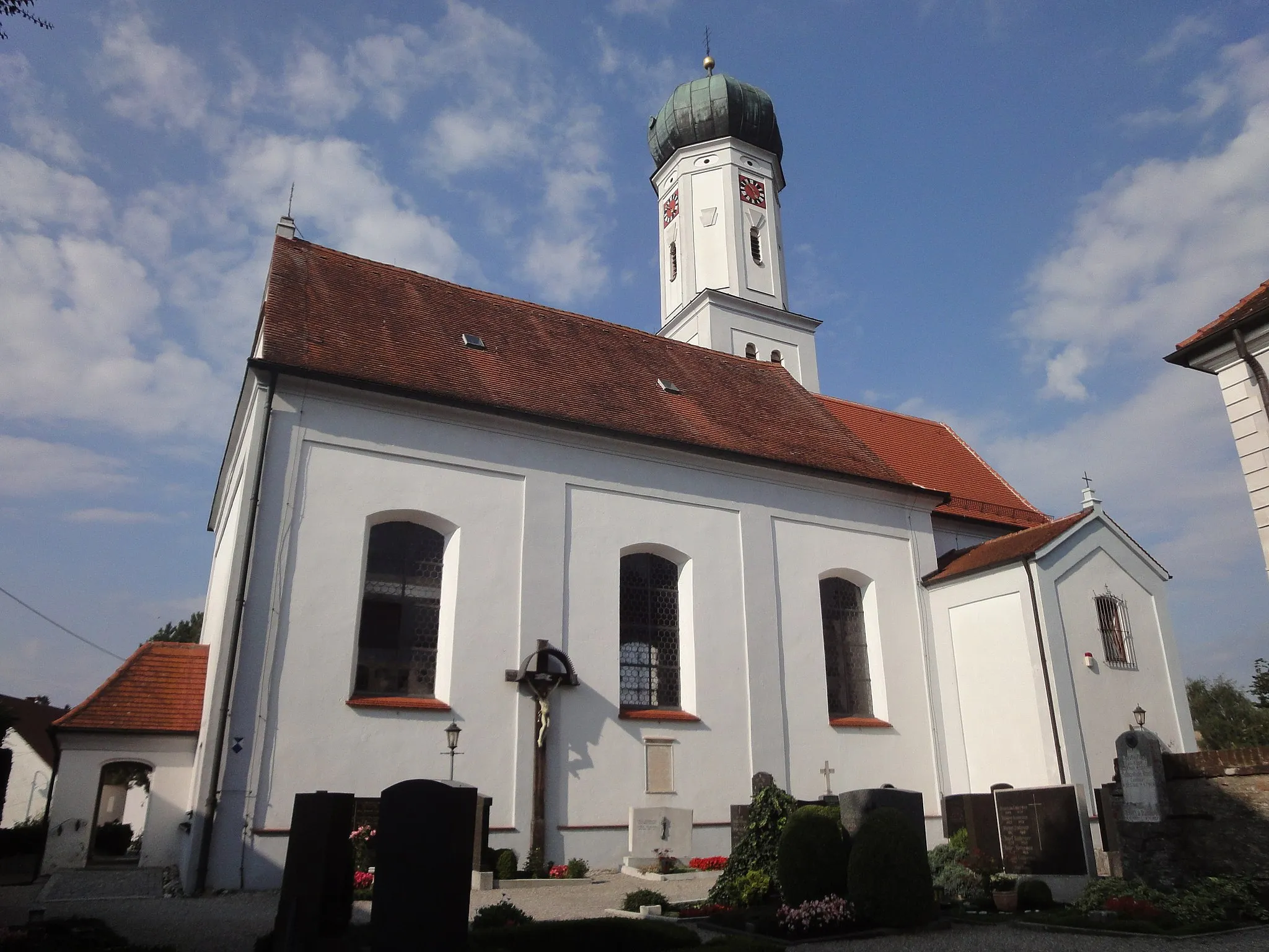 Photo showing: Pfarrkirche Todtenweis von SW