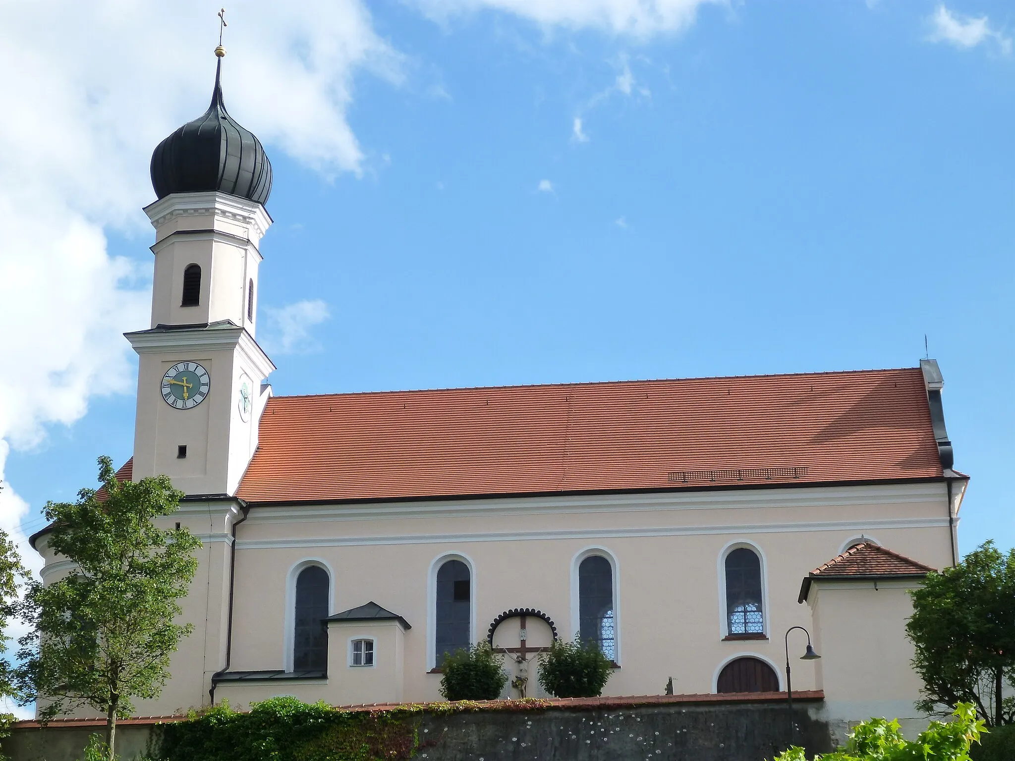 Photo showing: Church in Allmannshofen, Bavaria