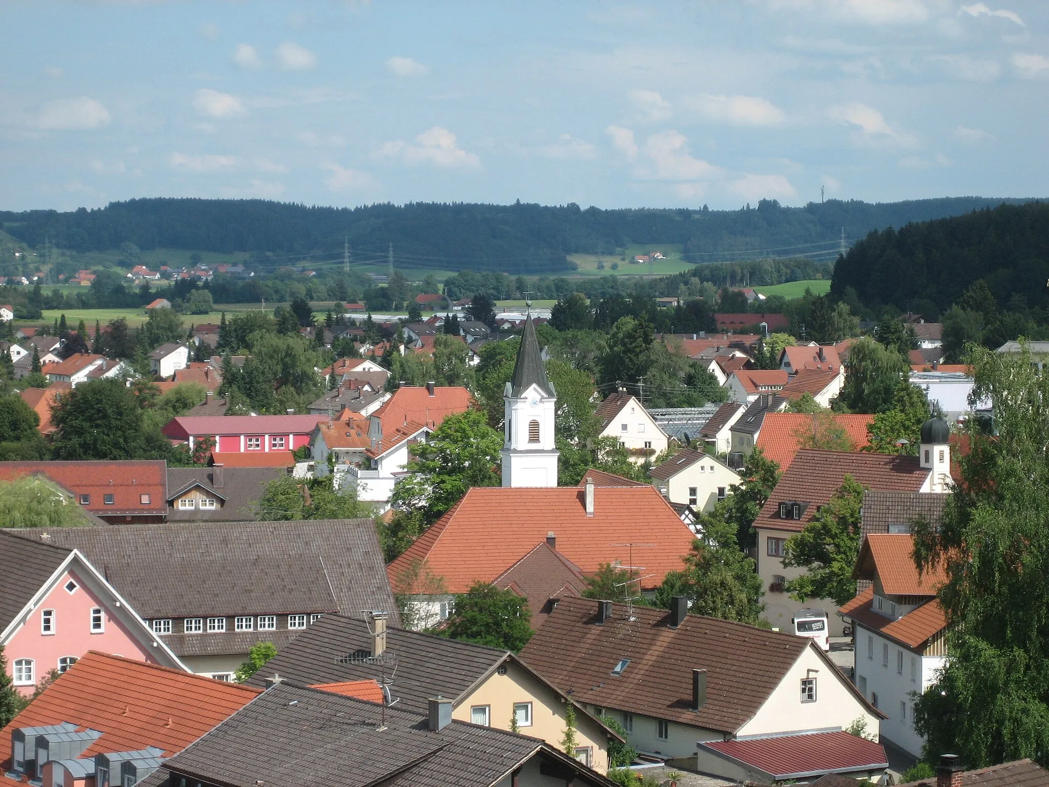 Photo showing: Evangelisch-Reformierte Kirche in Bad Grönenbach, Landkreis Unterallgäu, Bayern