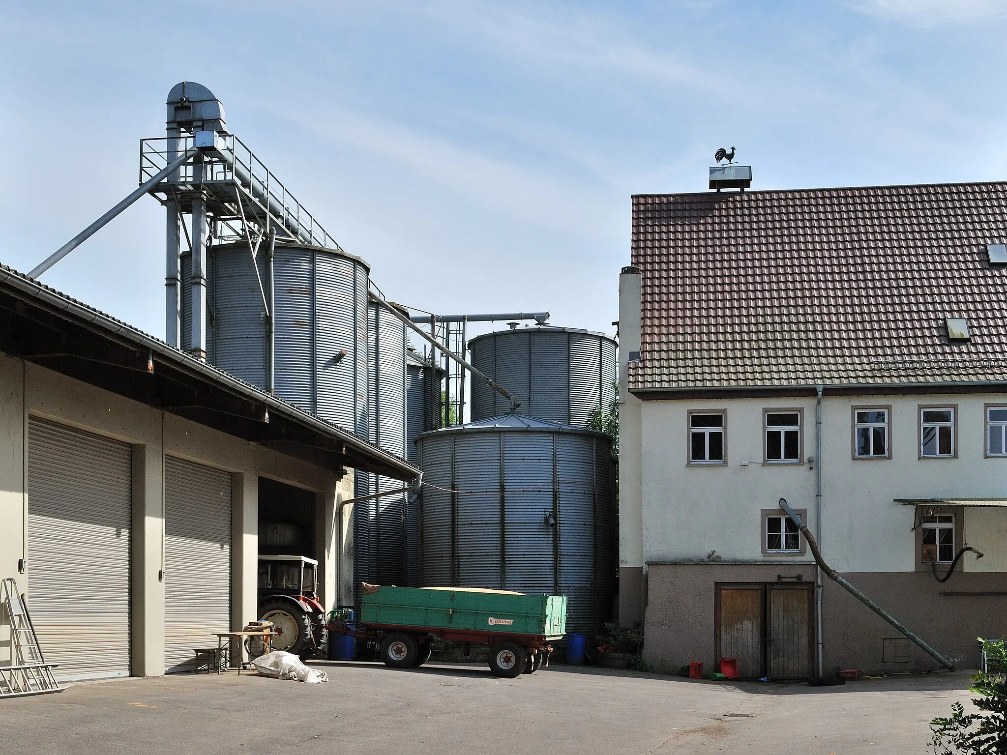 Photo showing: Talmühle on the river Glems in Schöckingen in Baden-Württemberg, Germany.