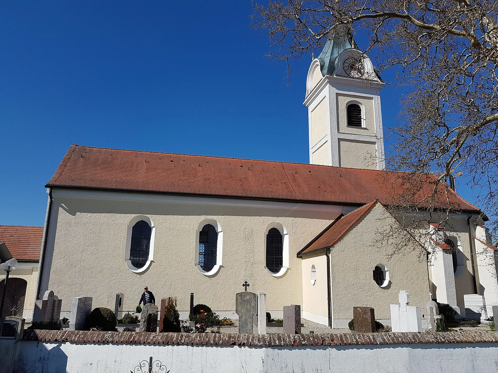 Photo showing: St. Maria (Ainhofen), Ansicht von Süden