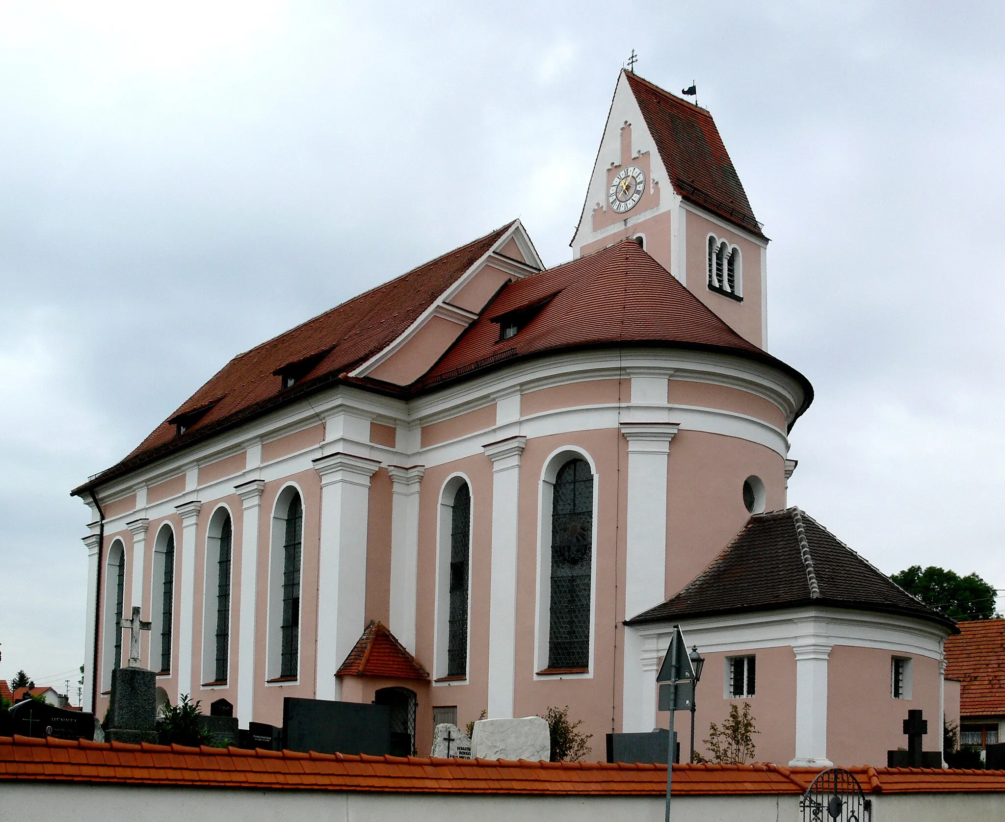 Photo showing: Pfarrkirche St. Peter und Paul, Benningen, Landkreis Unterallgäu