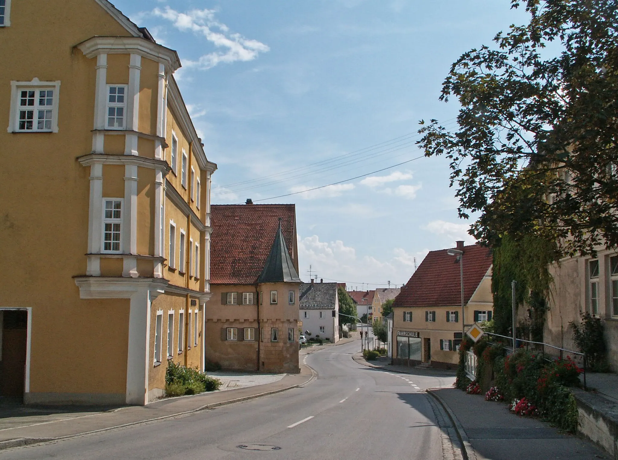 Photo showing: Hauptstraße in Burtenbach