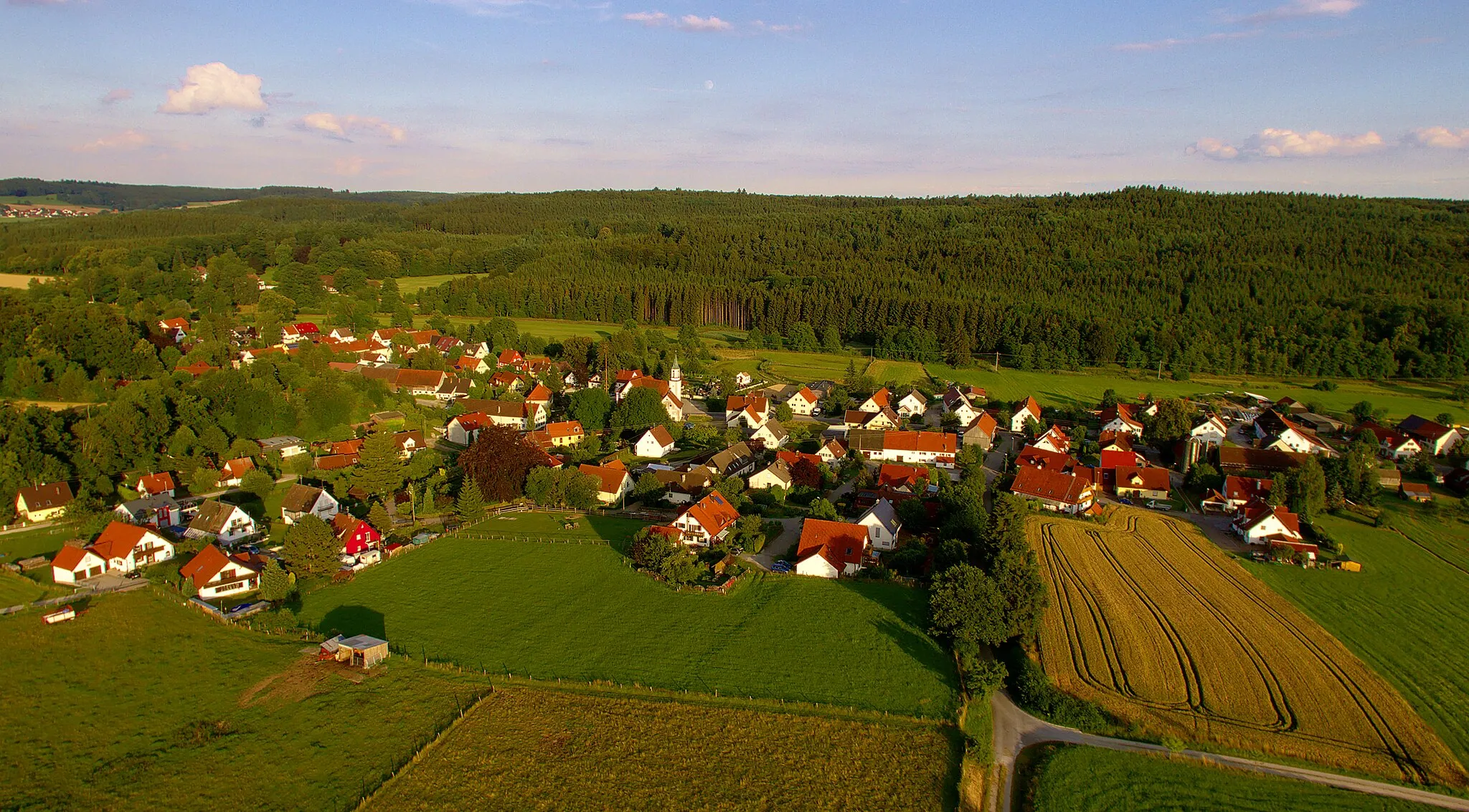 Photo showing: Wollmetshofen (Fischach) near Augsburg