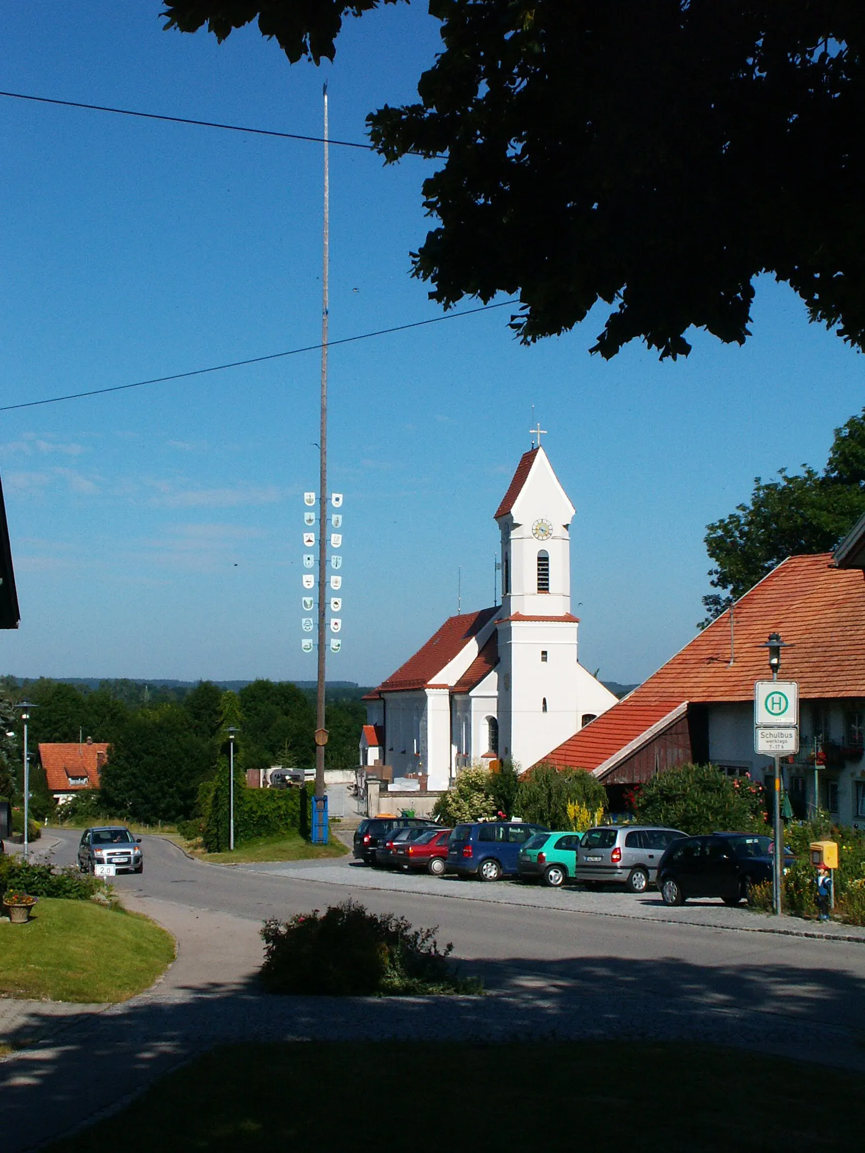 Photo showing: Kirche in Mundraching, Vilgertshofen