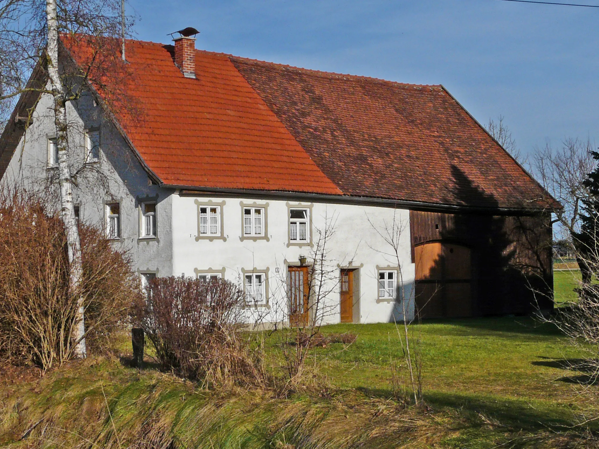 Photo showing: Schwäbisches Bauernhaus in Jengen