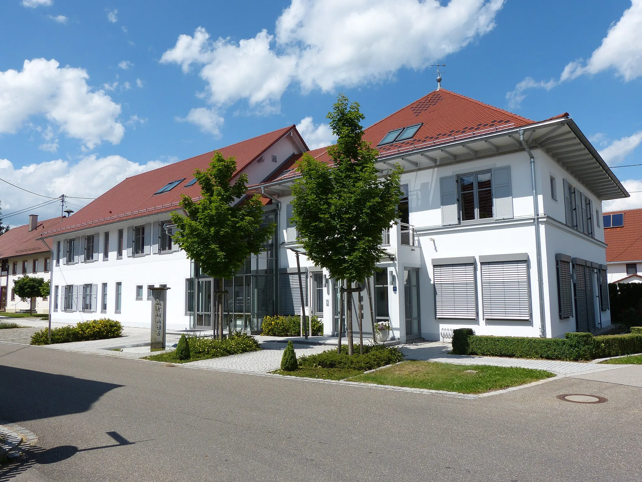 Photo showing: Rathaus in Salgen, Landkreis Unterallgäu, Bayern