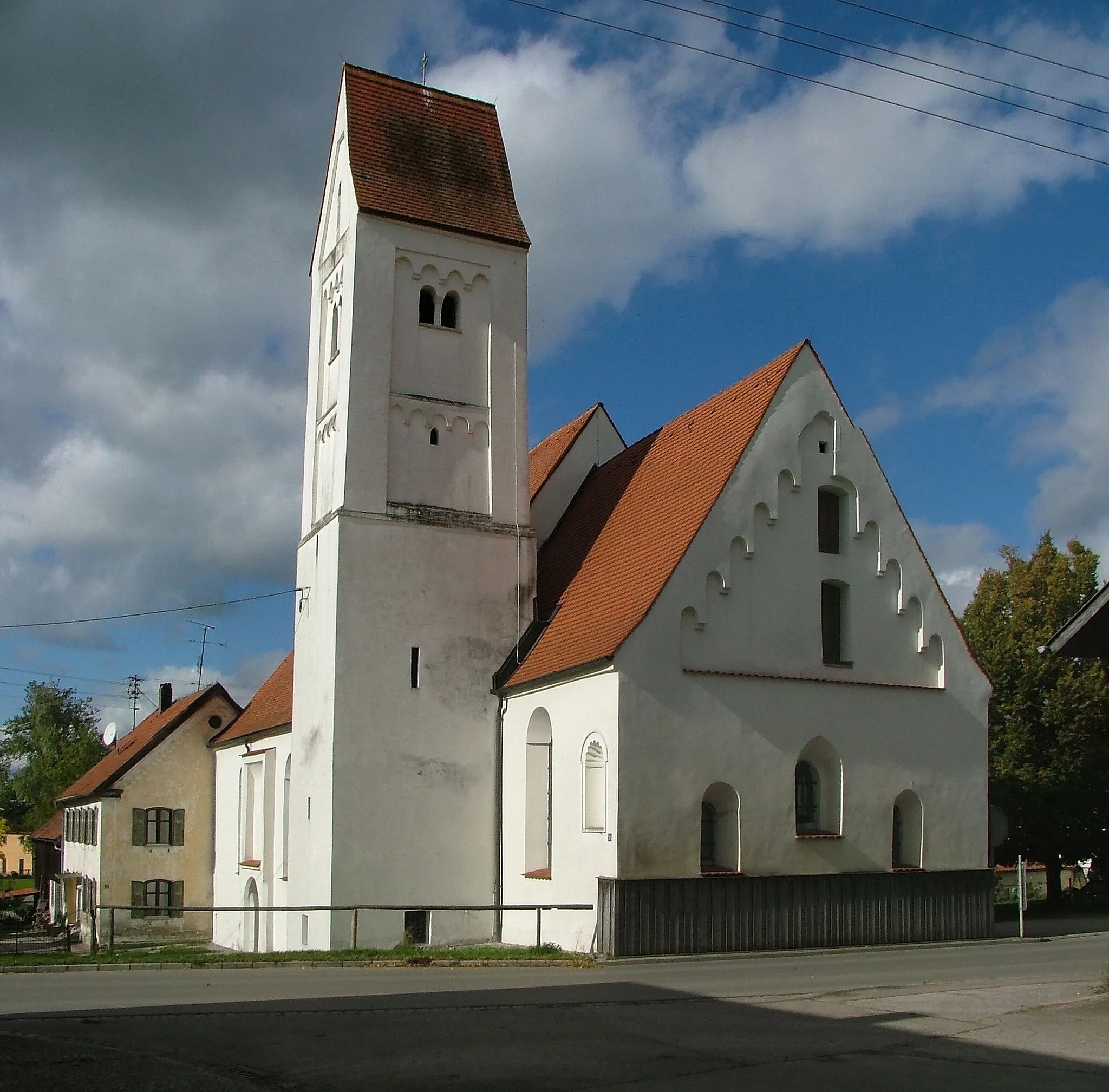 Photo showing: Kath. Wallfahrtskirche St.Leonhard in Apfeltrach