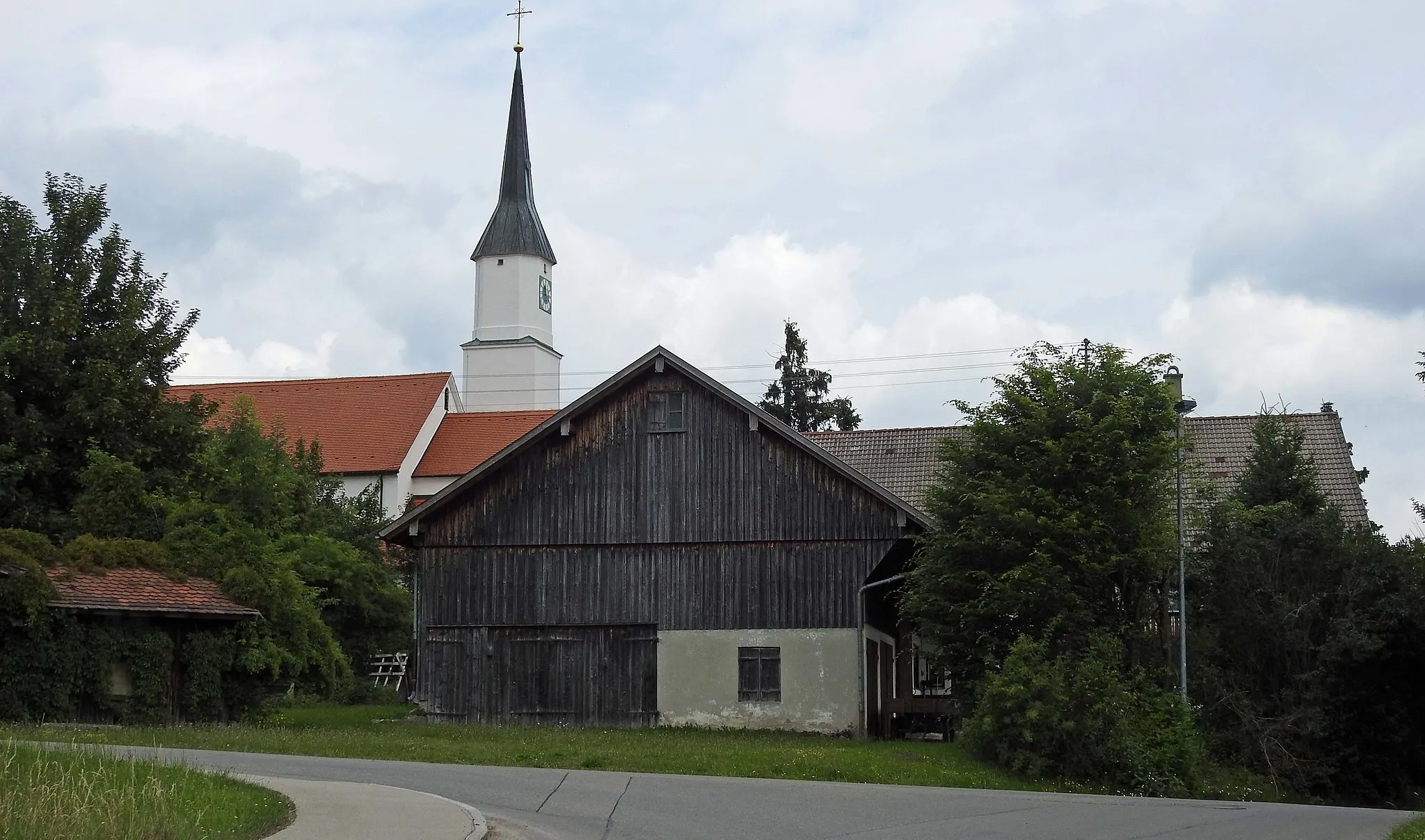 Photo showing: Südlicher Ortseingang von Westendorf (Allgäu)