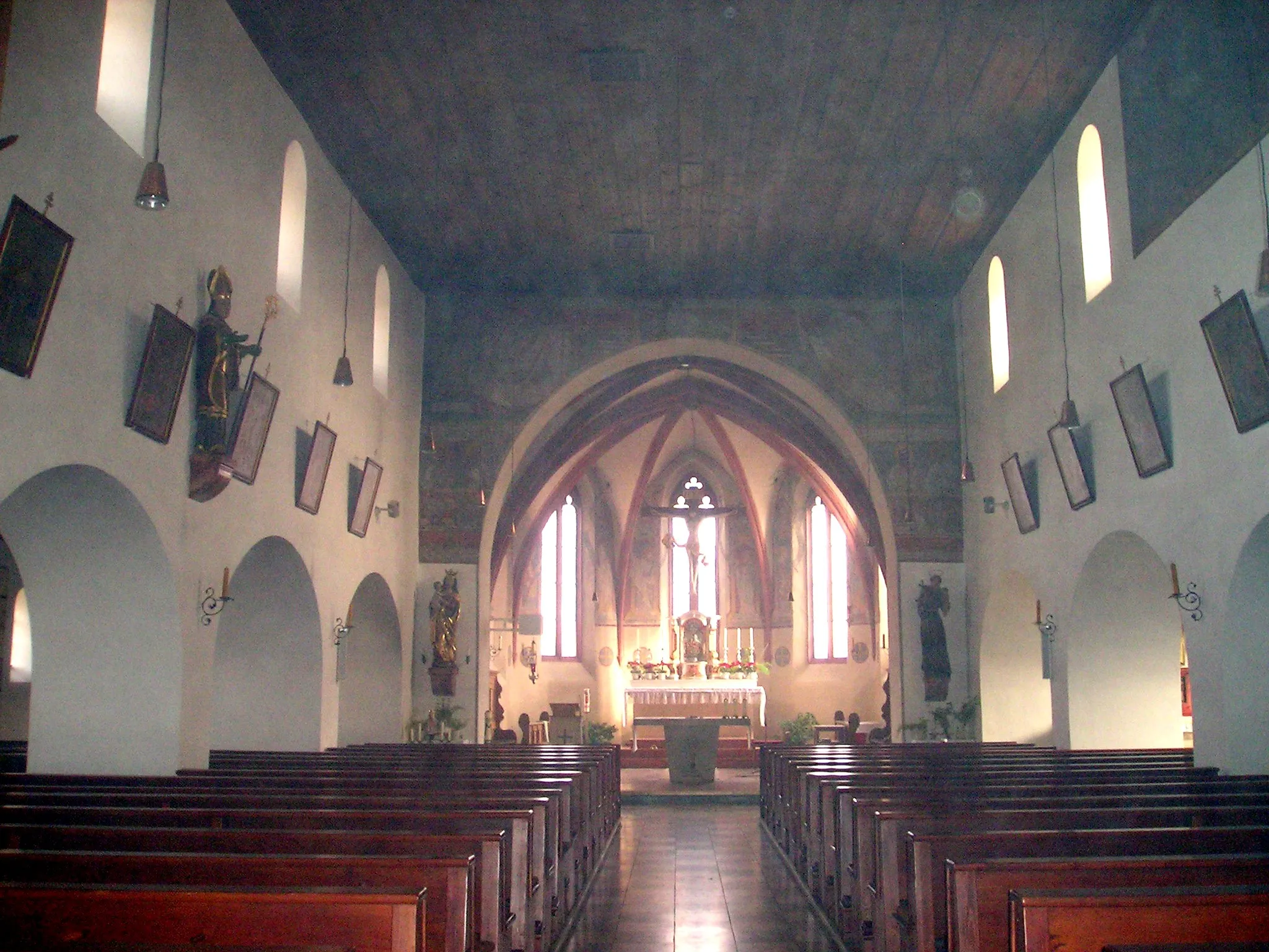 Photo showing: Blick in die Kirche von Dollnstein im Landkreis Eichstätt