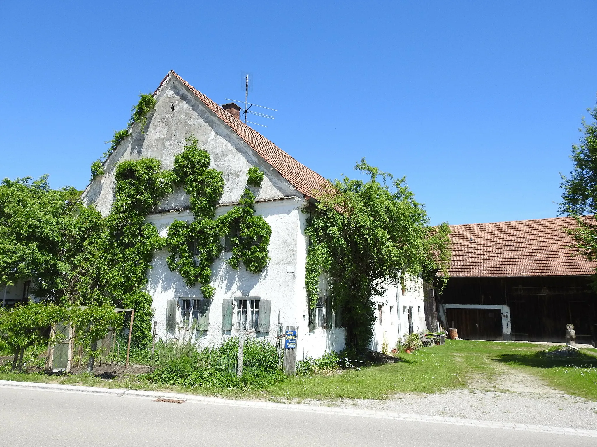 Photo showing: Altes Staudengehöft in Walkertshofen