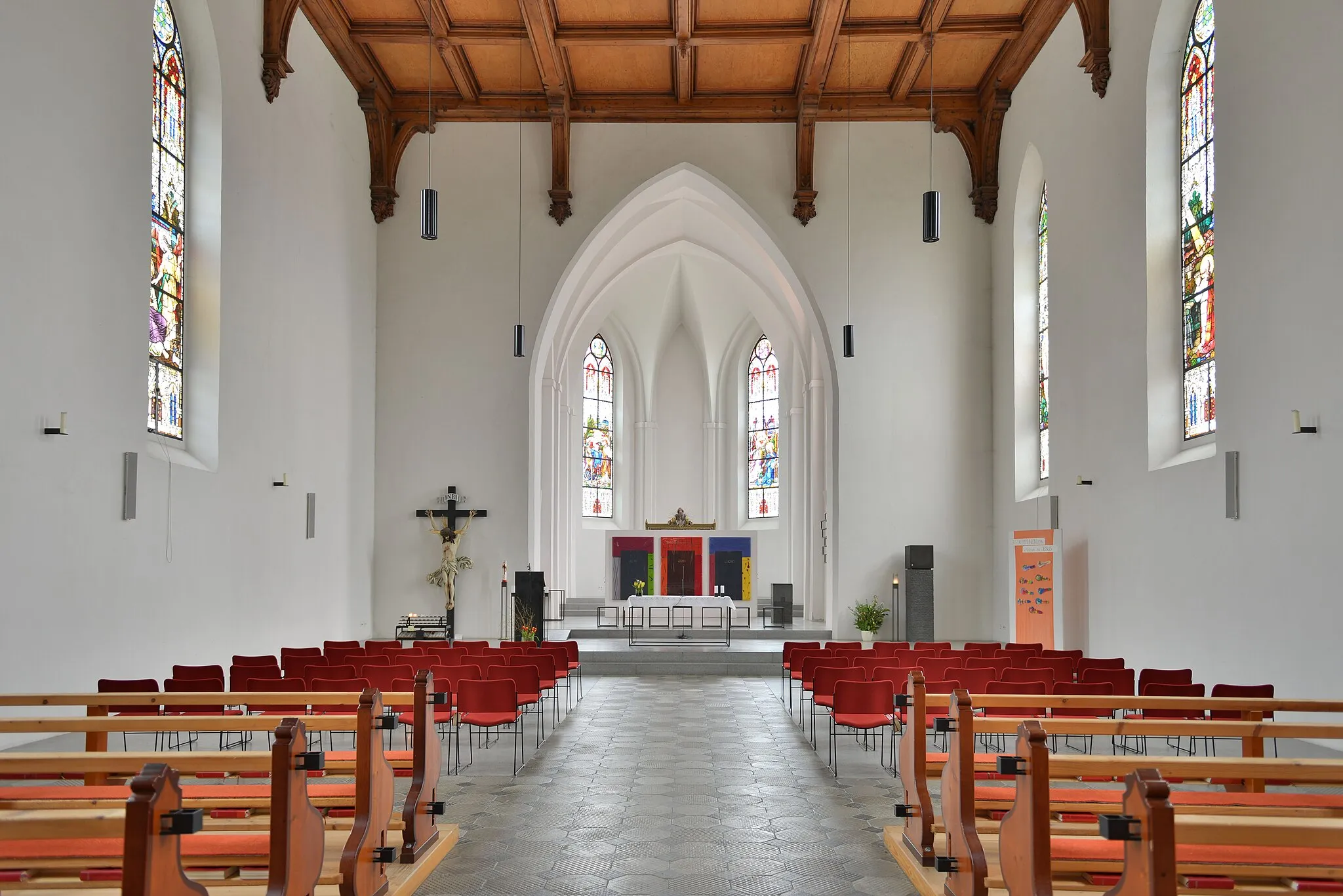 Photo showing: Pfarrkirche hl. Josef in Kennelbach, Vorarlberg.