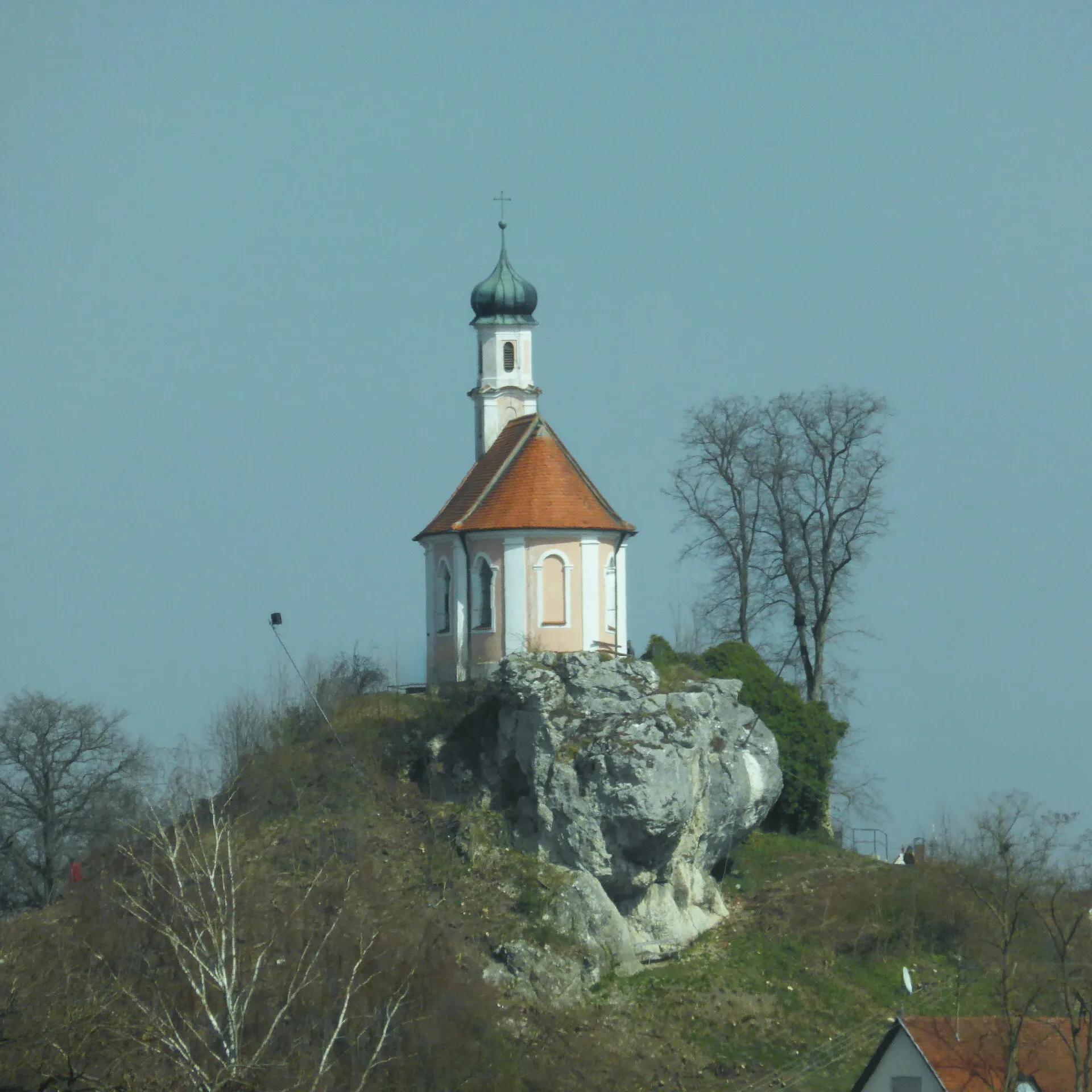 Photo showing: Wörnitzstein, Kalvarienbergkapelle von Südwesten gesehen.