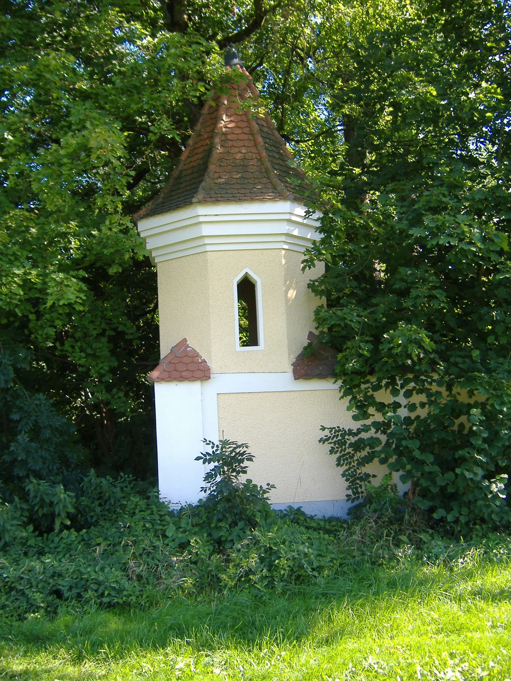 Photo showing: Schlossmauer Schloss Affing