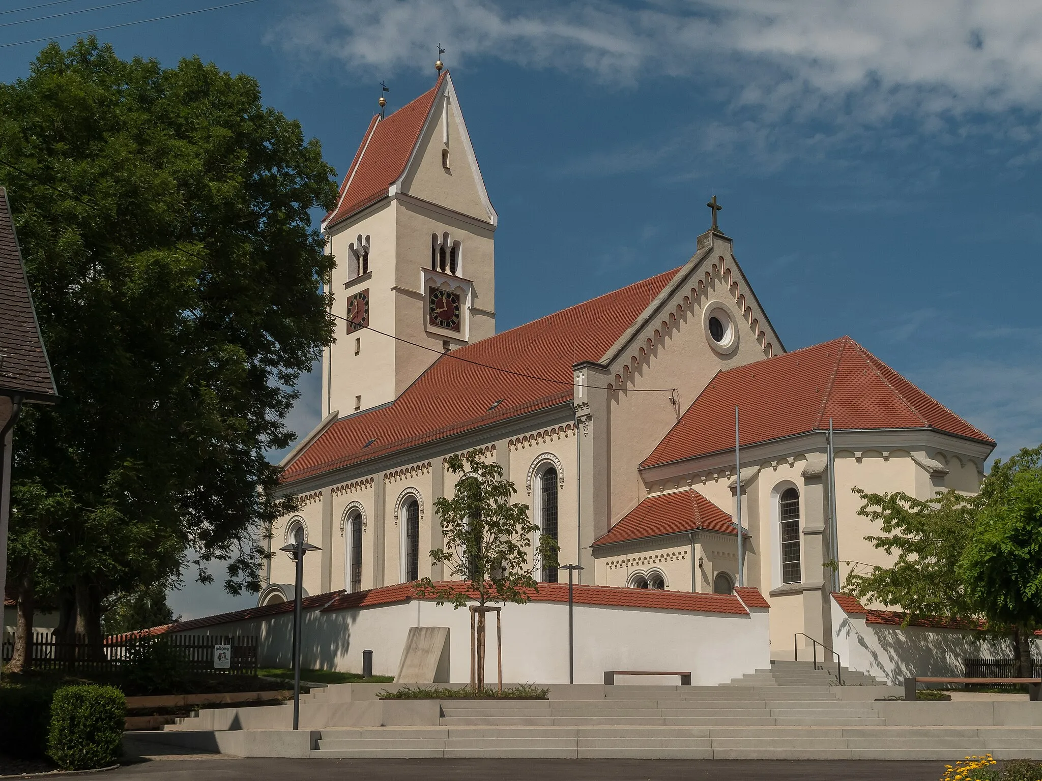 Photo showing: Ellwangen, church: Pfarrkirche Sankt Kilian und Ursula