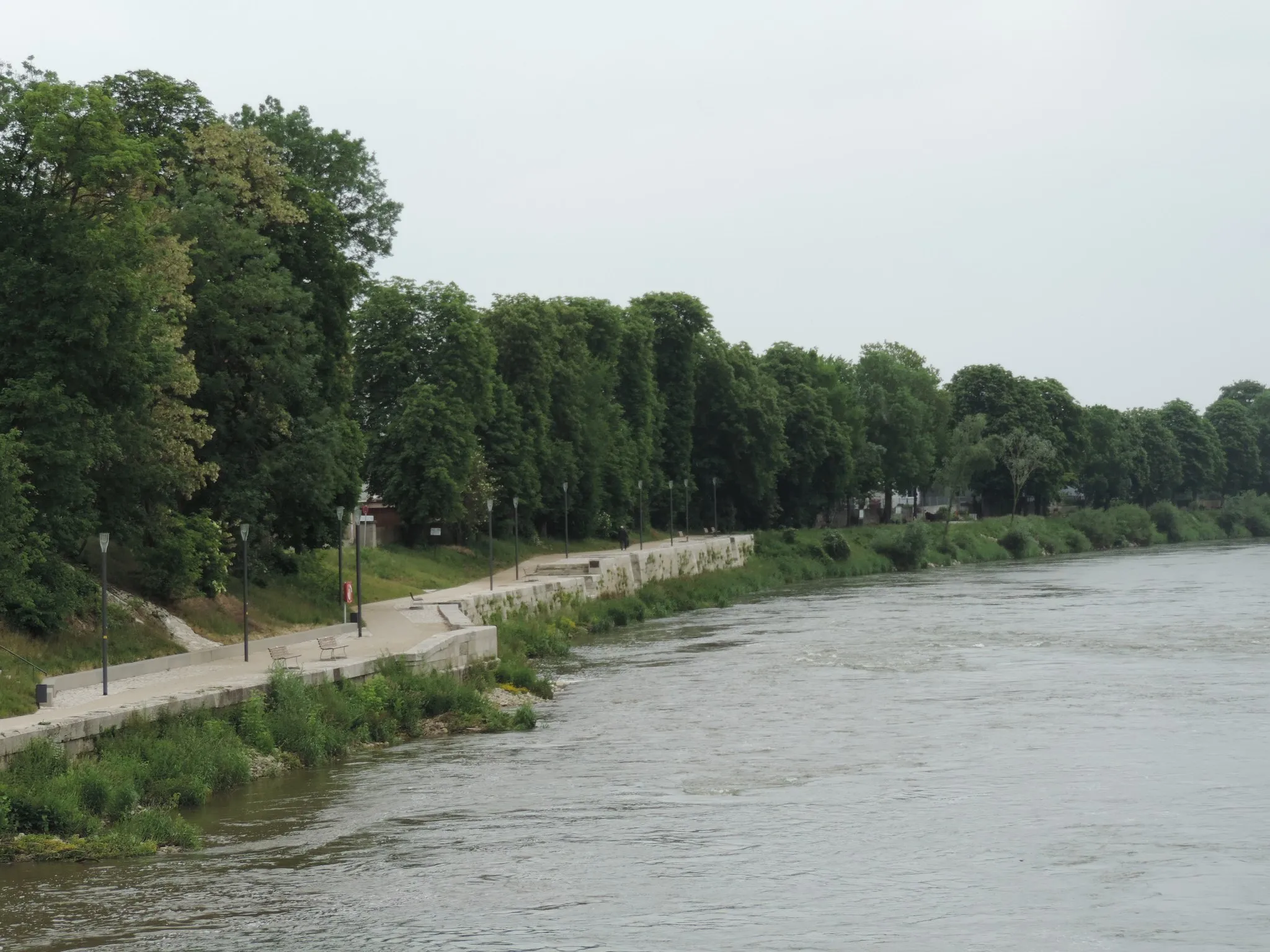 Photo showing: Alte Hafenmauer in Donauwörth