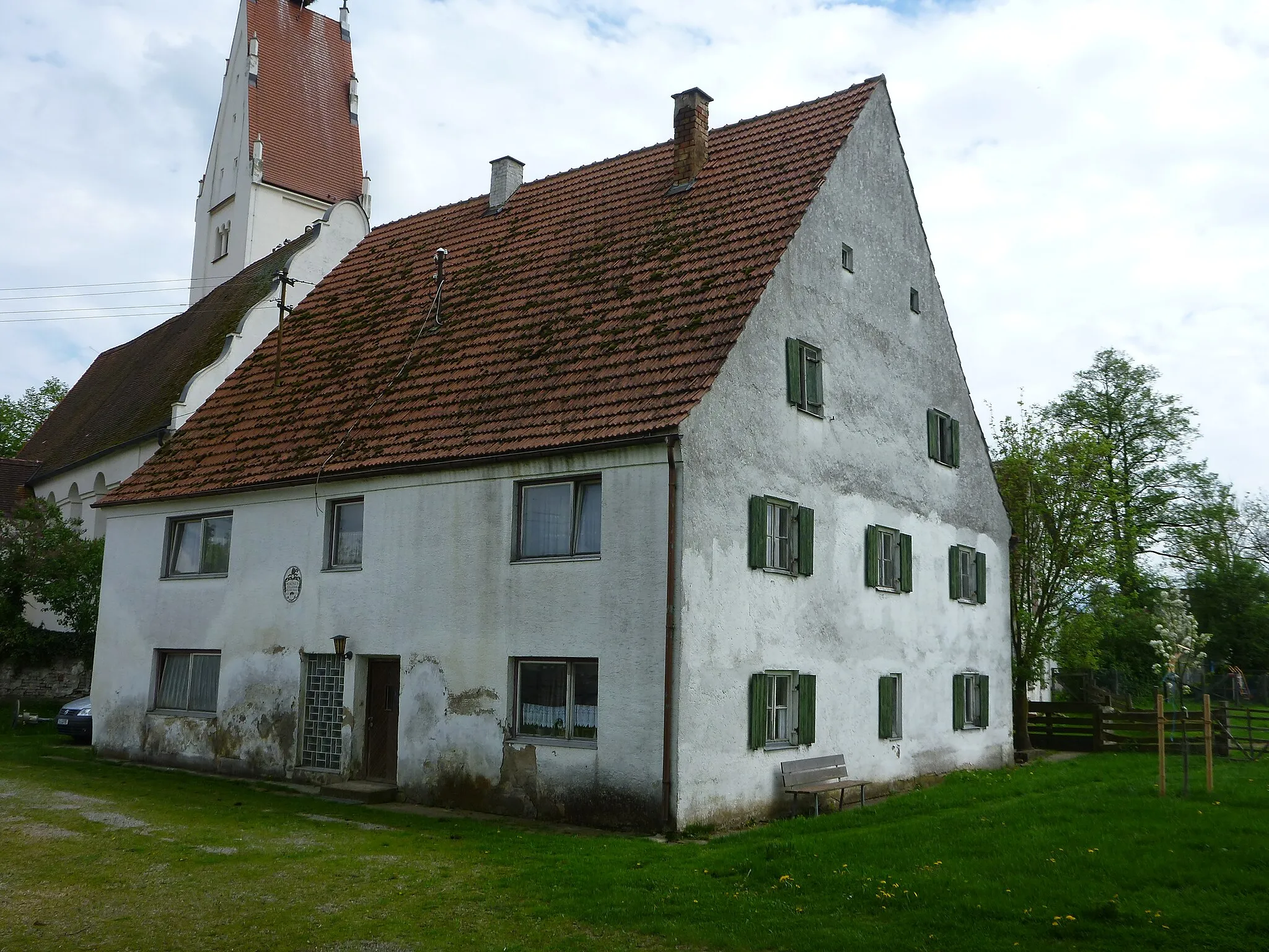 Photo showing: ehemalige Mühle	Satteldachbau, 1720 erbaut, erneuert 1733.