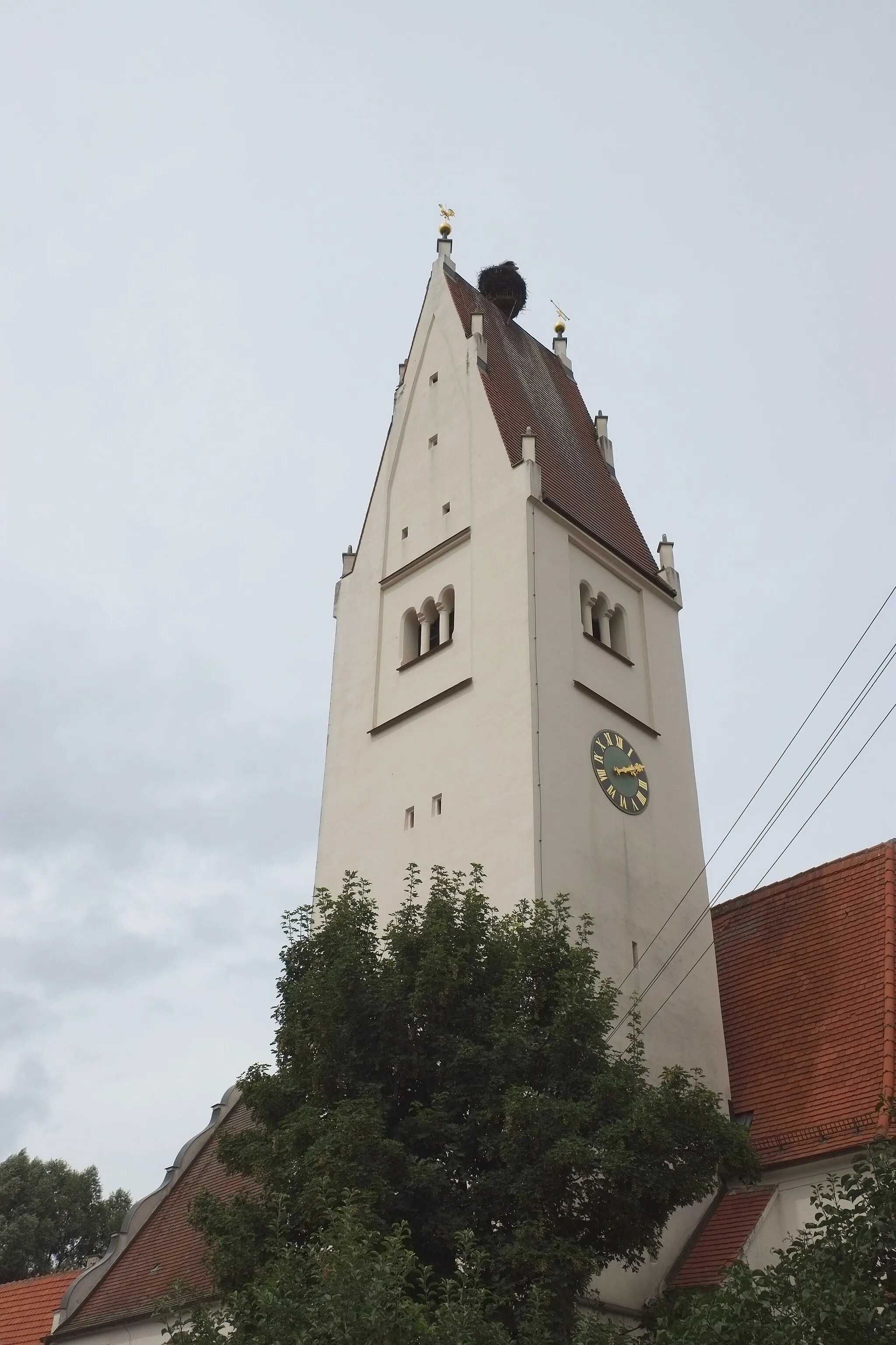 Photo showing: Katholische Pfarrkirche St. Michael in Wörleschwang im Landkreis Augsburg (Bayern, Deutschland)