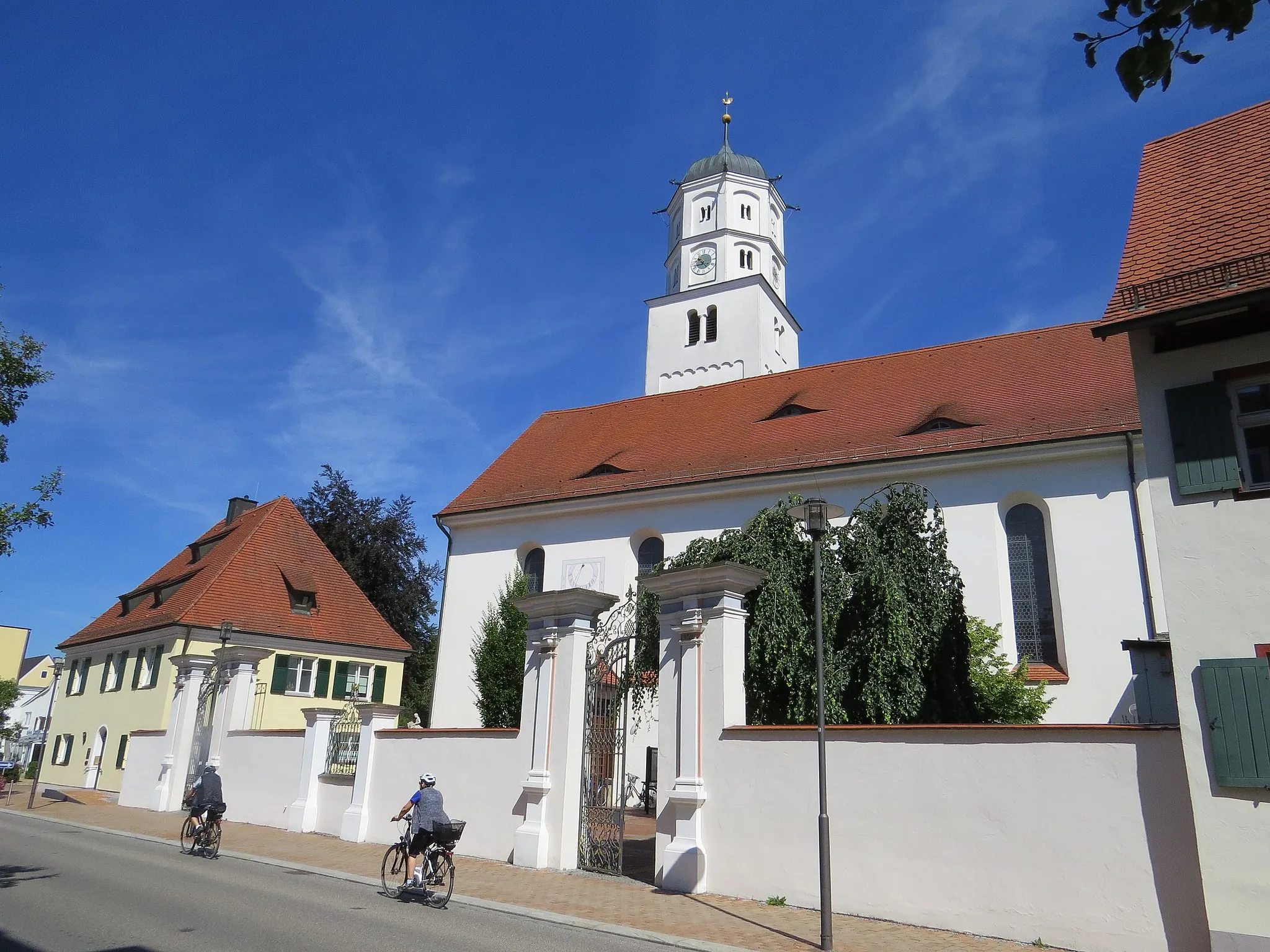 Photo showing: Pfarrkirche St. Martin in Illertissen von Süden