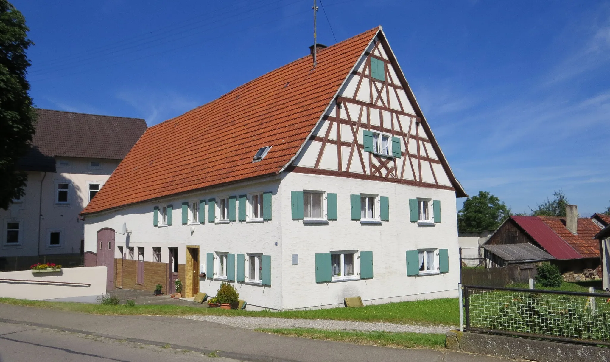 Photo showing: Bayernstr. 11 in Jedesheim, Illertissen