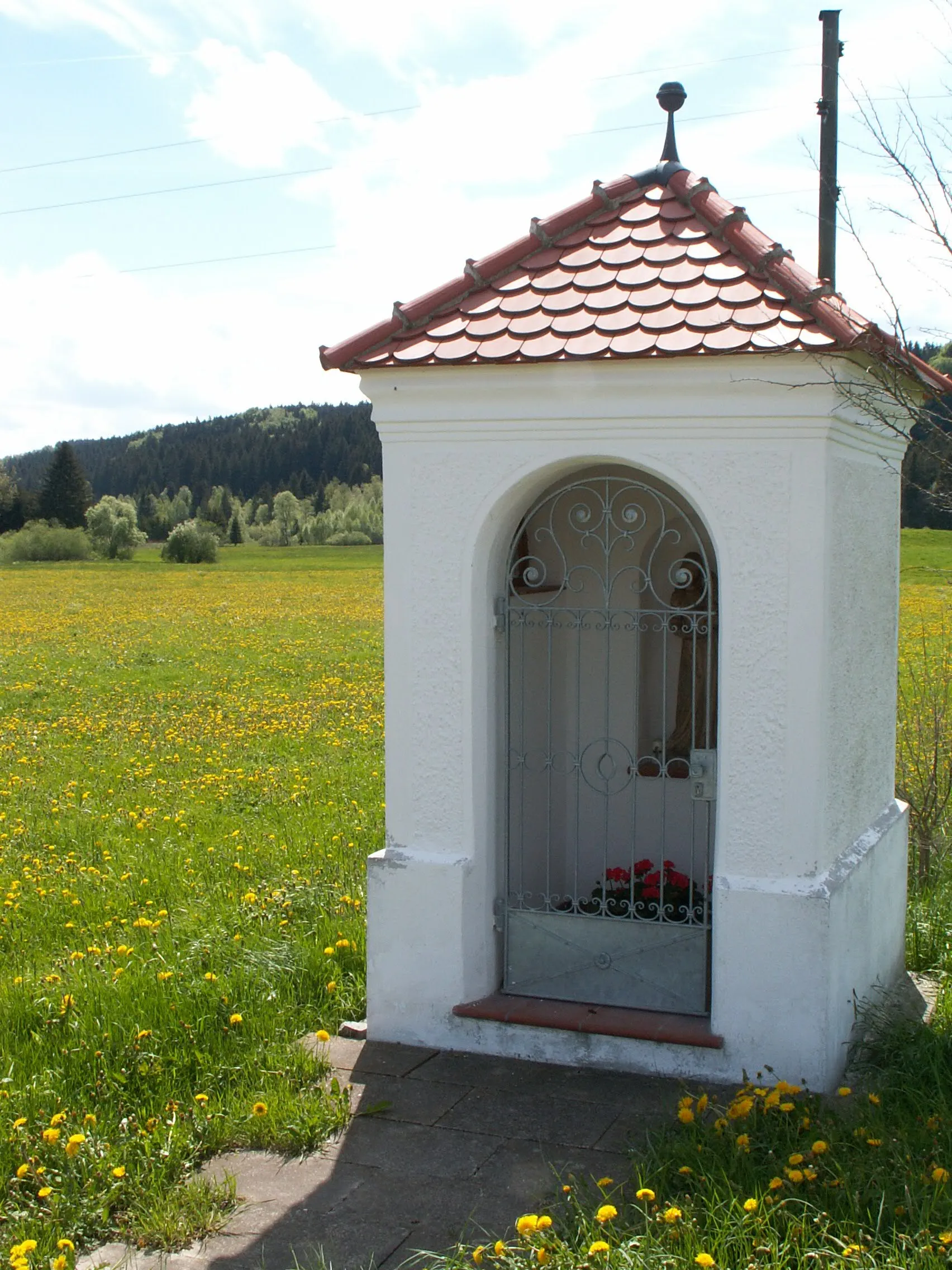 Photo showing: Feldkapelle bei Gennachhausen, Stöttwang