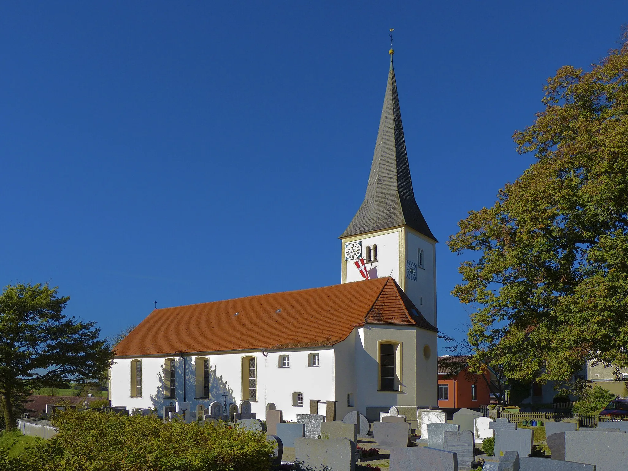 Photo showing: St. Mauritius in Muthmannshofen, Landkreis Oberallgäu, Bayern