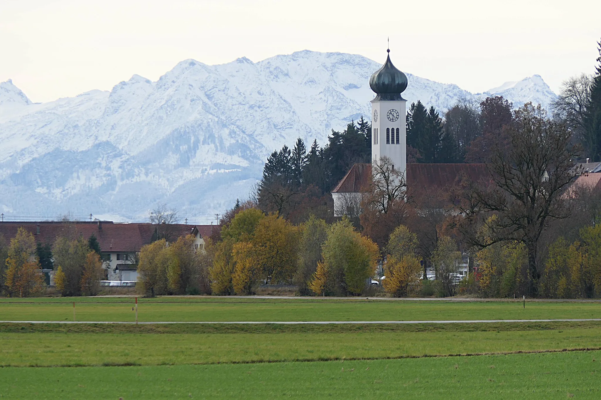 Photo showing: Biessenhofen mit Brentenjoch