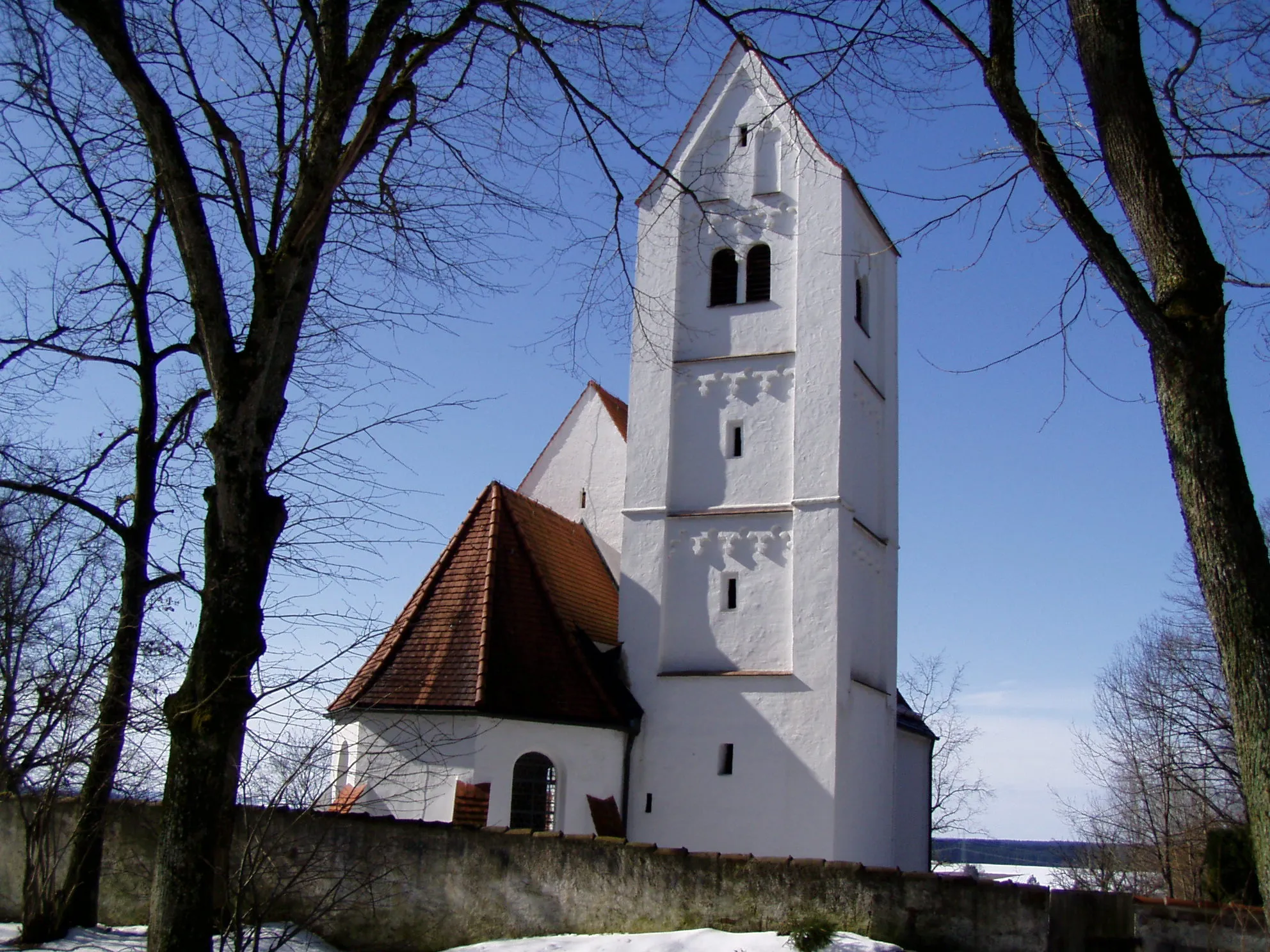 Photo showing: Friedhofskirche St. Michael bei Waalhaupten, Waal