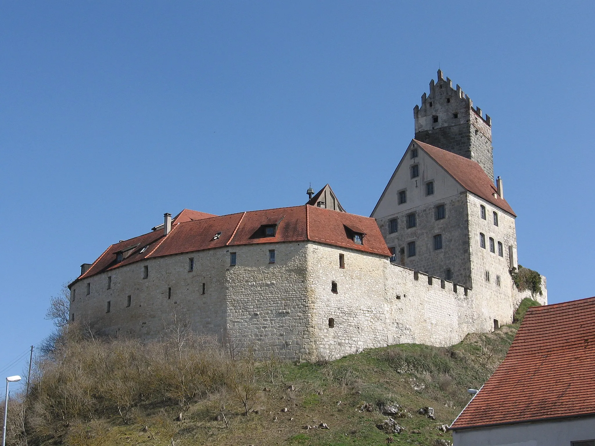 Photo showing: Katzenstein Castle by Dischingen in the Heidenheim district of Baden-Württemberg.