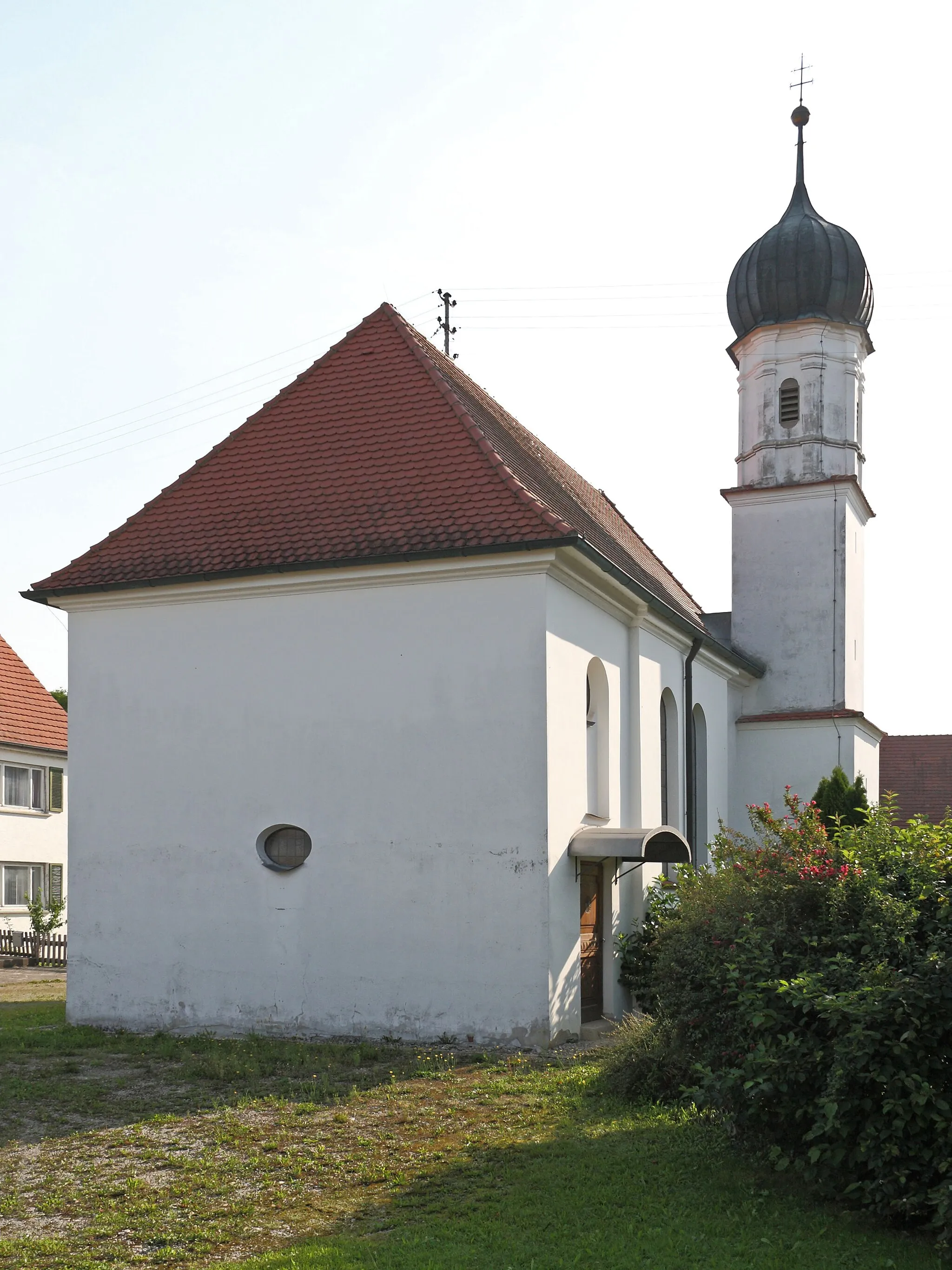 Photo showing: Kath. Filialkirche St. Ottilia in Ried, Gemeinde Kammeltal; Ansicht von Südwesten