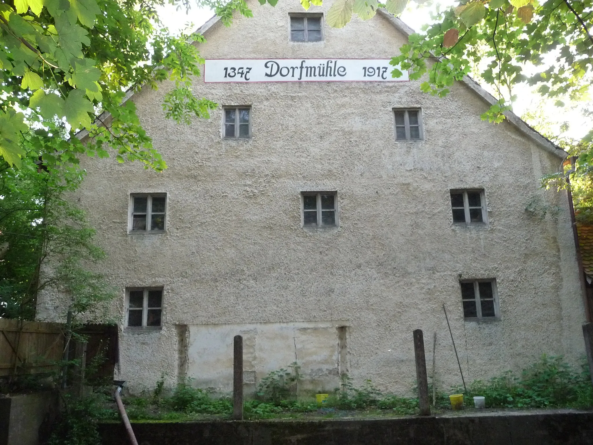Photo showing: Die einstige Dorfmühle von Weichering