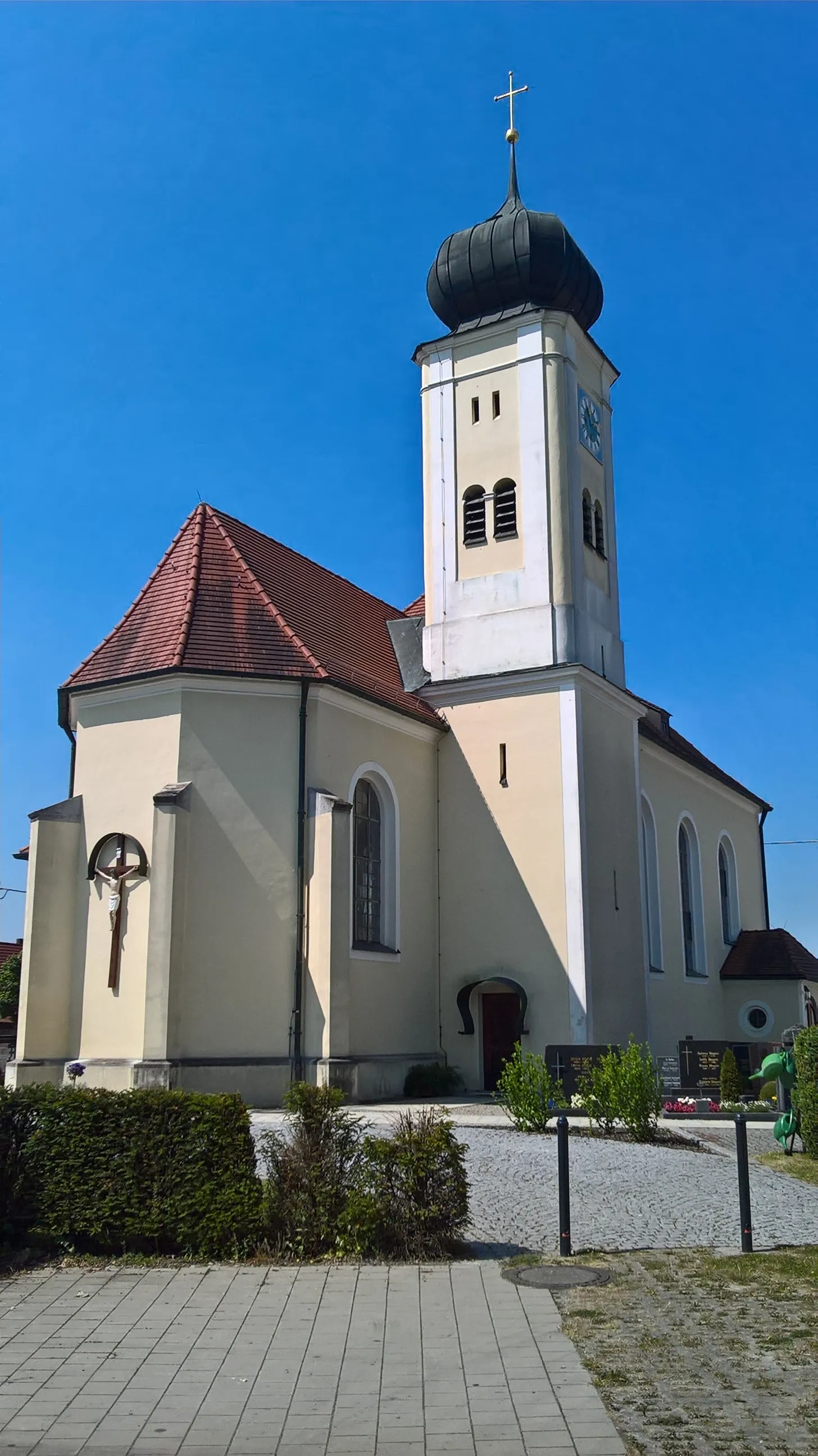 Photo showing: Katholische Kirche Maria Immaculata Donauwörth-Nordheim, Gesamtansicht