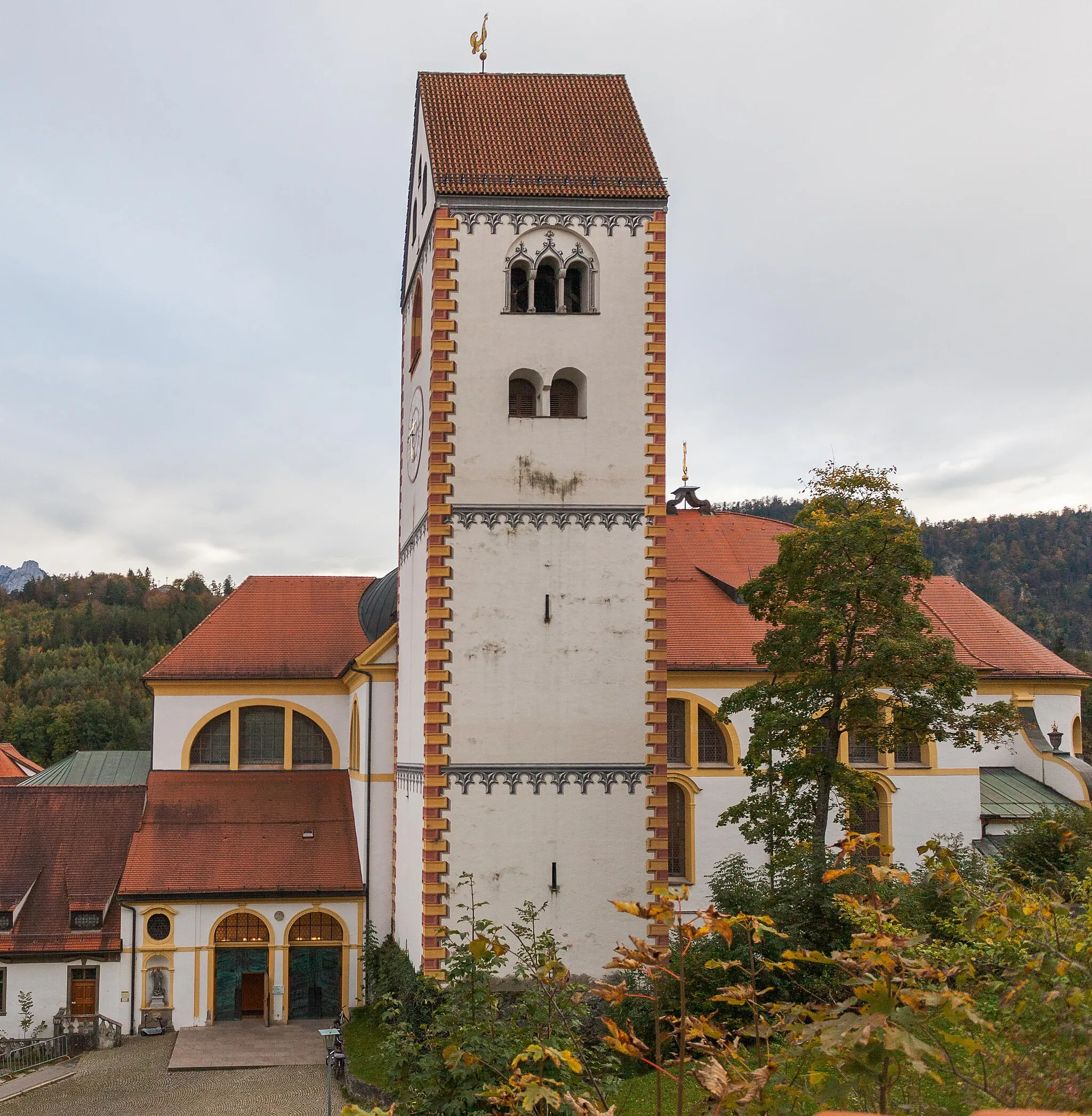 Photo showing: St. Mang Basilica monastery, Füssen, Germany