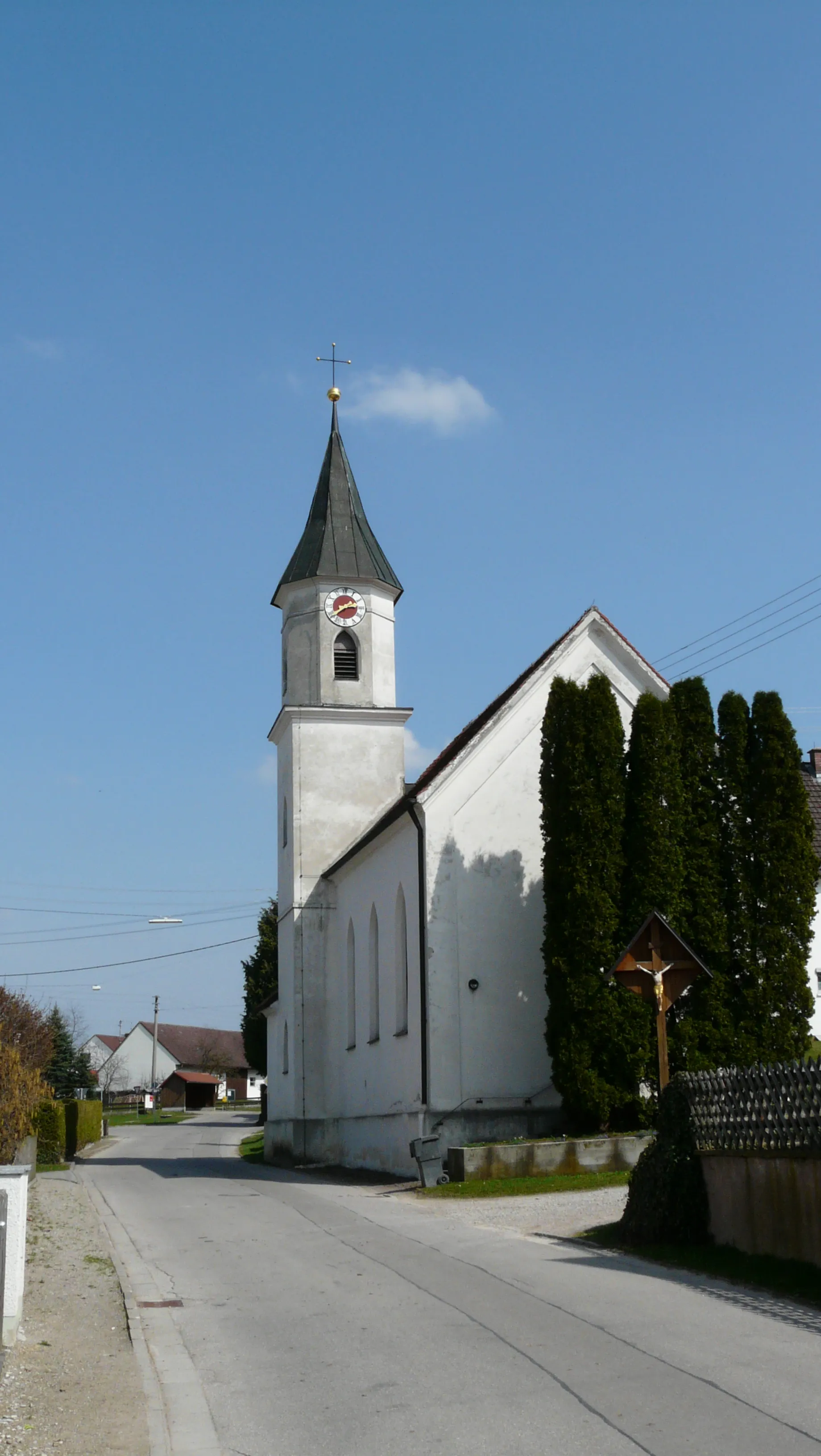 Photo showing: Kapelle St. Laurentius in Reitenbuch, Fischach