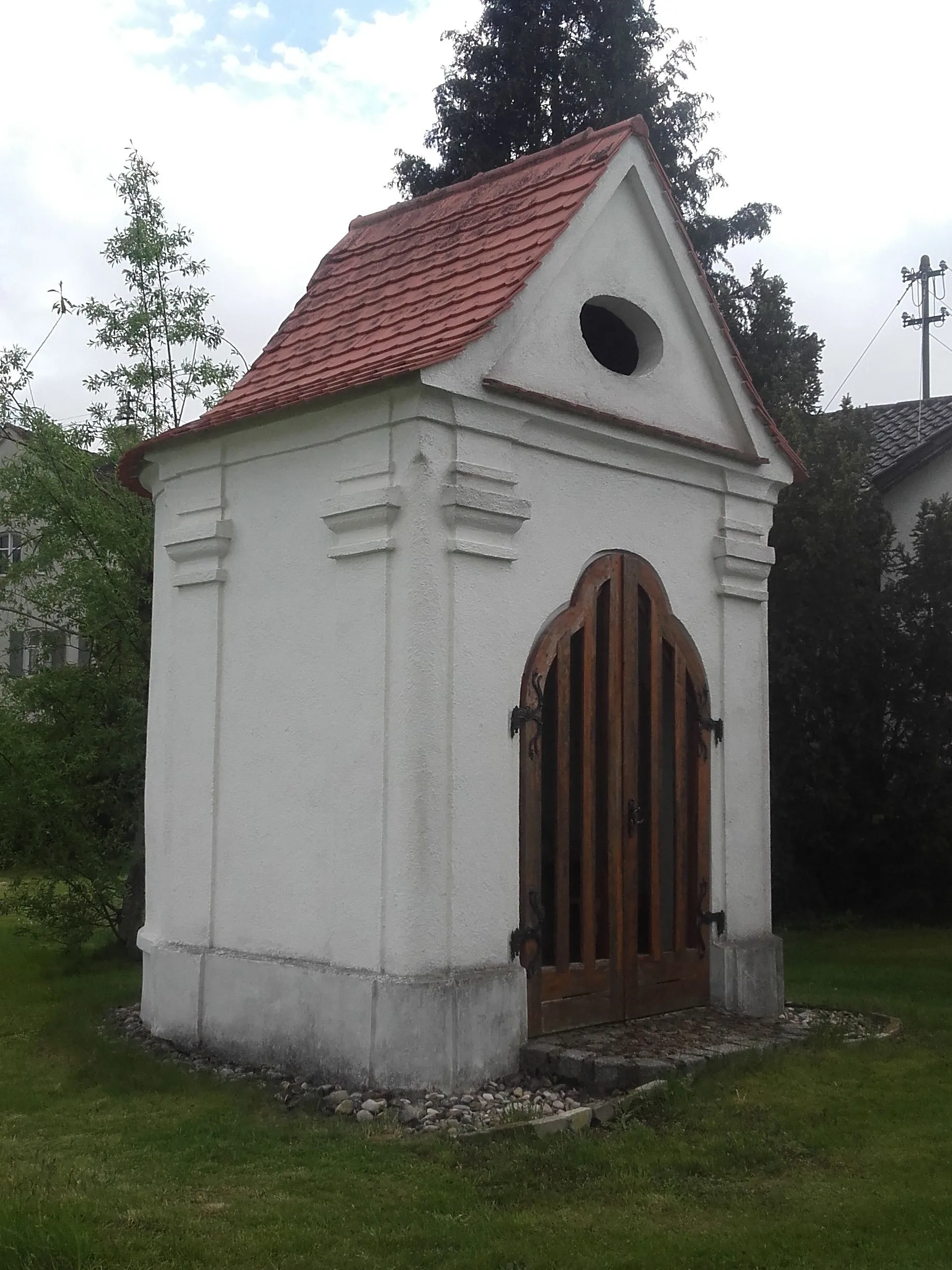 Photo showing: Feldkapelle in der Wohlleibstraße 5 in Wollishausen (Baudenkmal D-7-72-148-20)