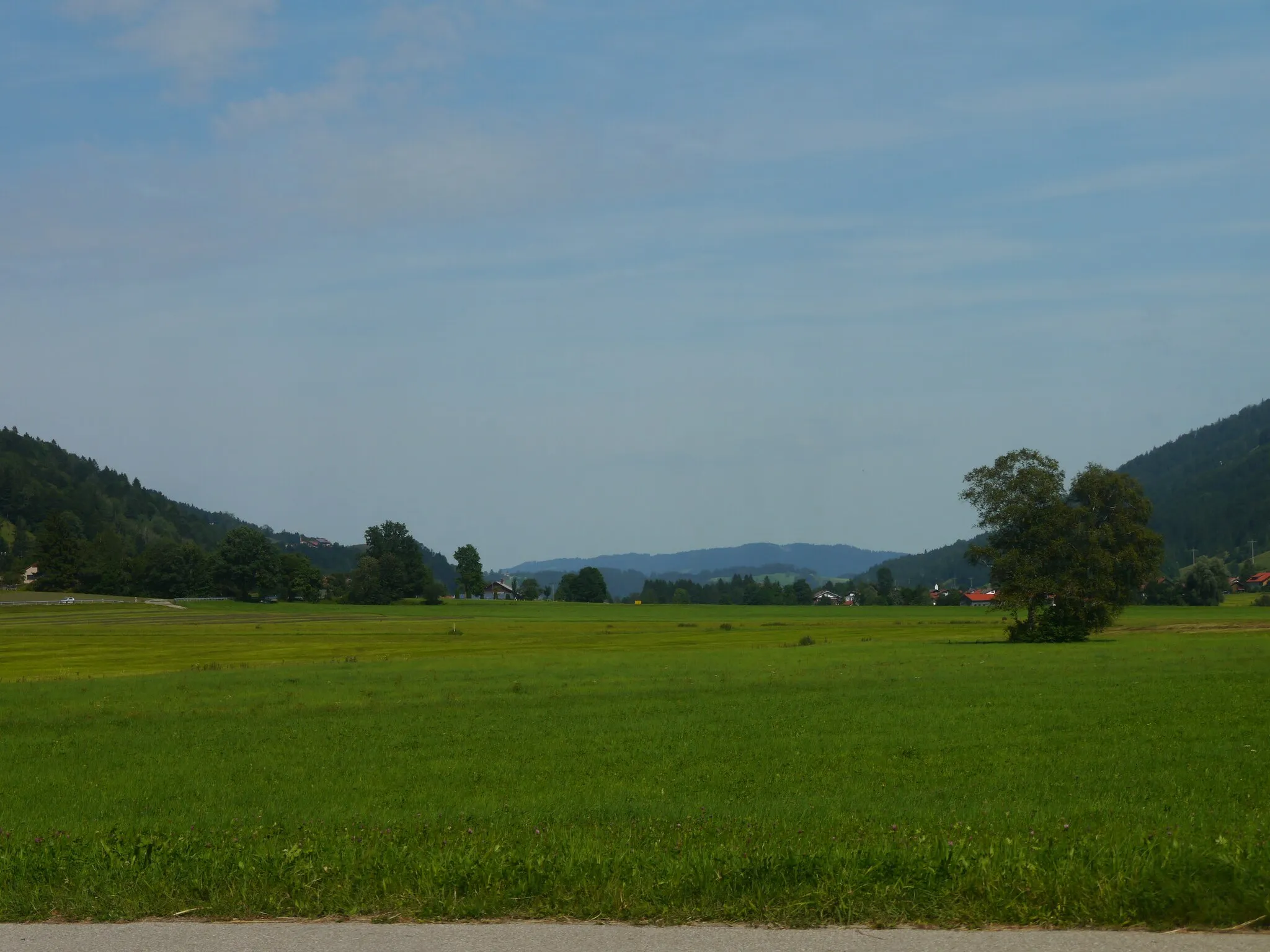 Photo showing: Konstanzer Tal von Thalkirchdorf aus Richtung Alpsee