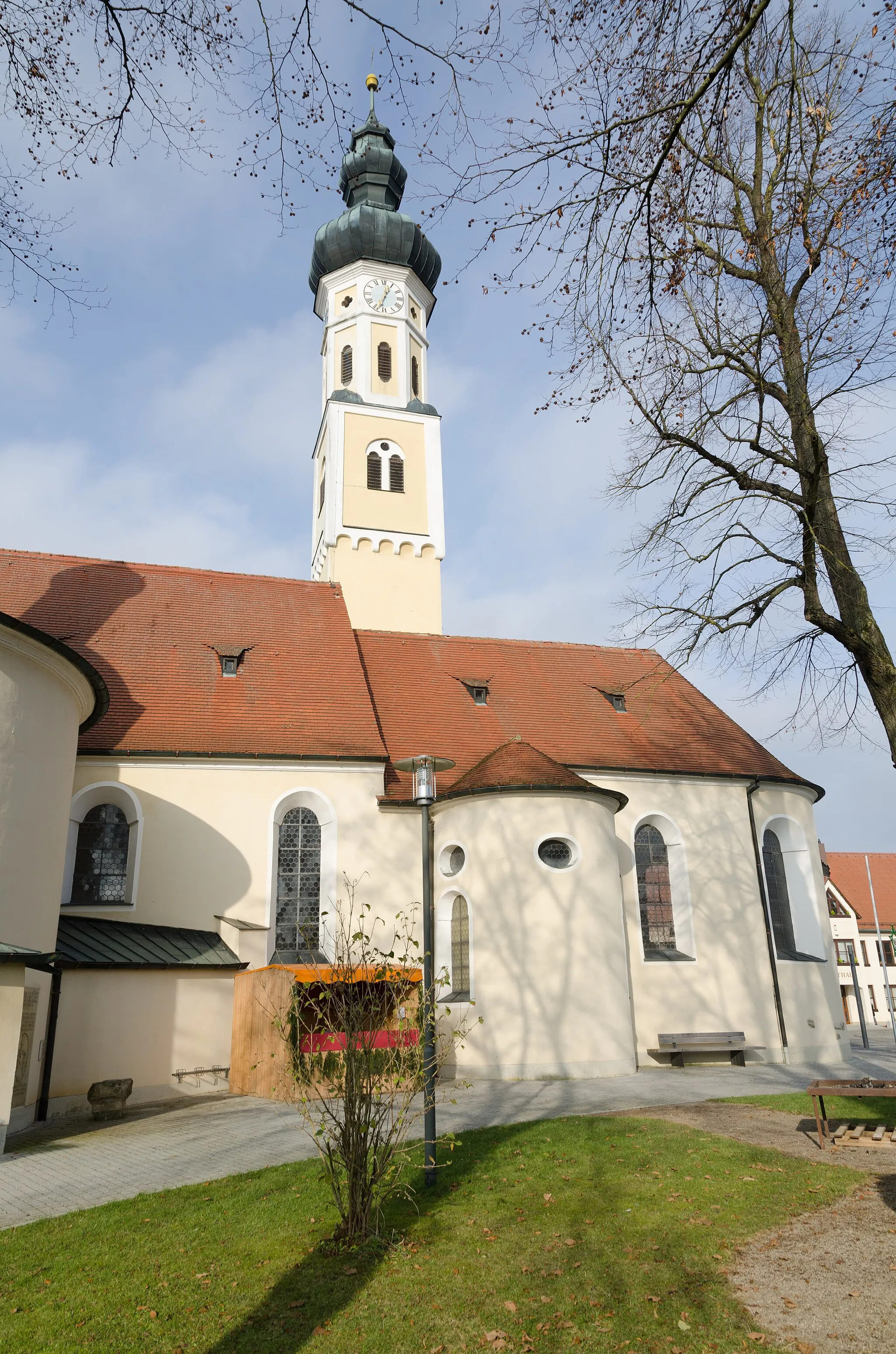 Photo showing: Pfaffenhofen an der Roth, Katholische Pfarrkirche St. Martin