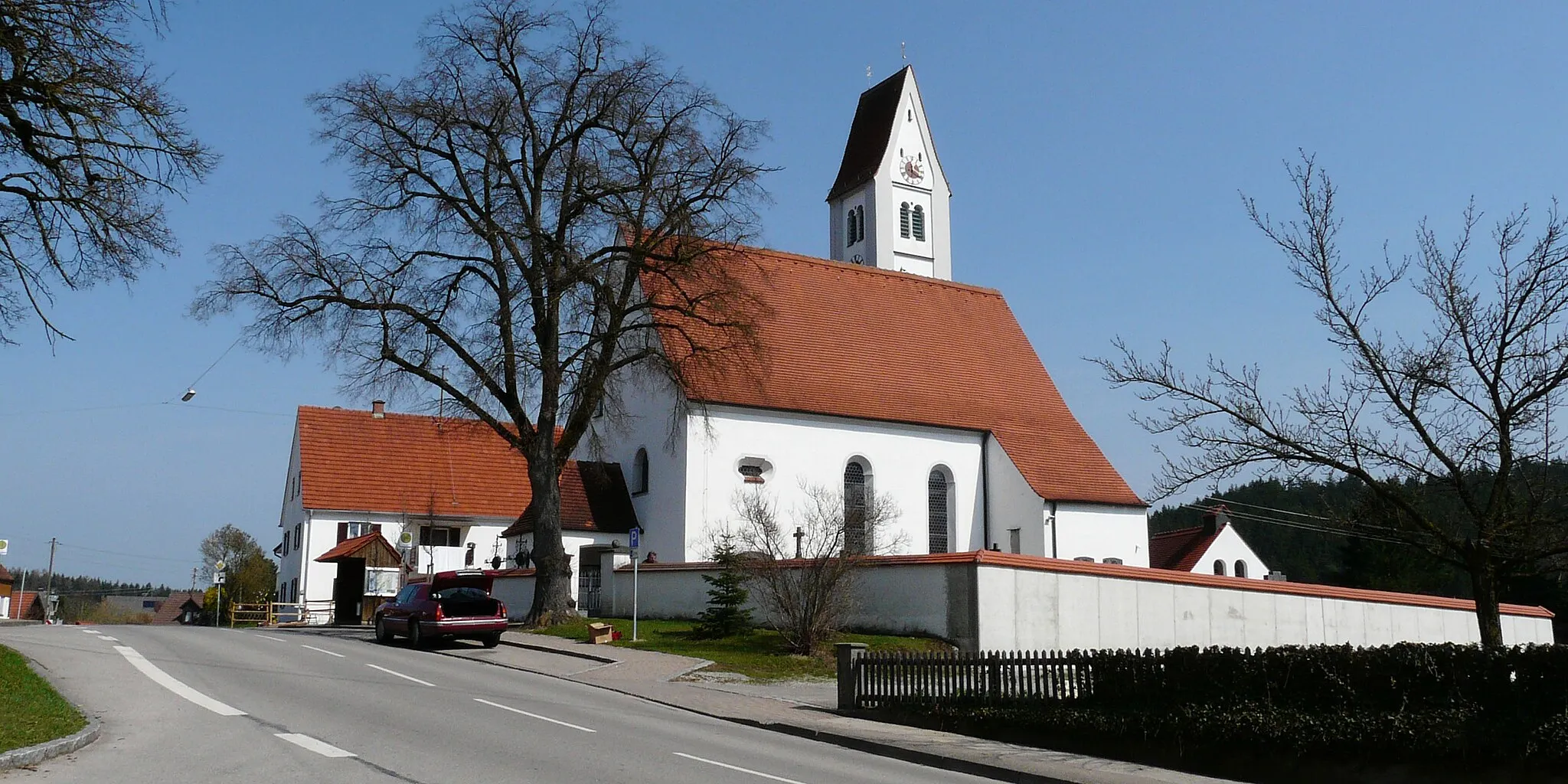Photo showing: St. Martinskirche in Döpshofen, Ortsteil von Gessertshausen