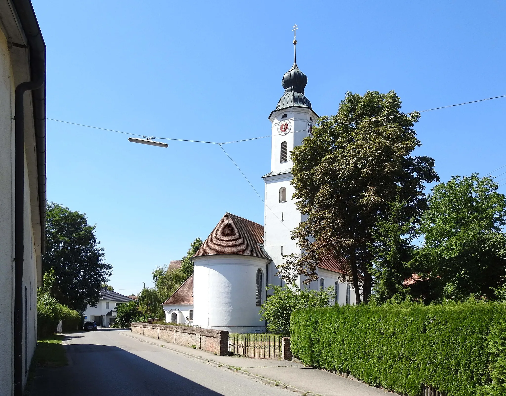 Photo showing: Kirche St. Nikolaus in Kutzenhausen