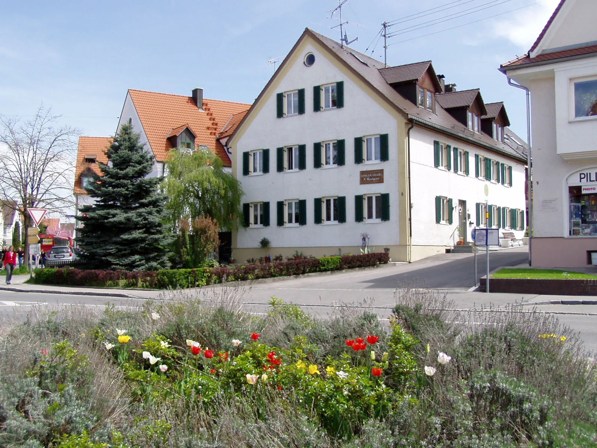 Photo showing: Marktplatz in Fischach