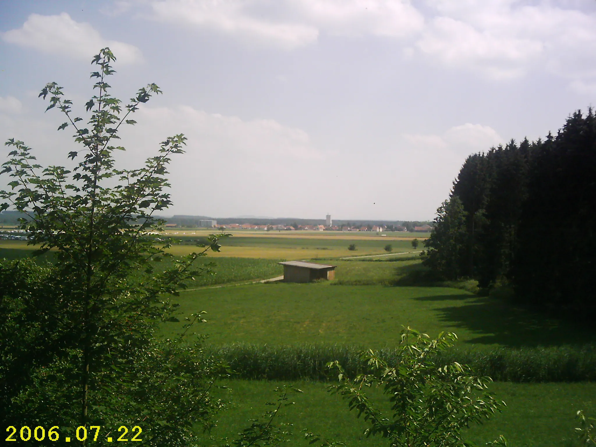 Photo showing: Blick von Haldau nach Tannheim