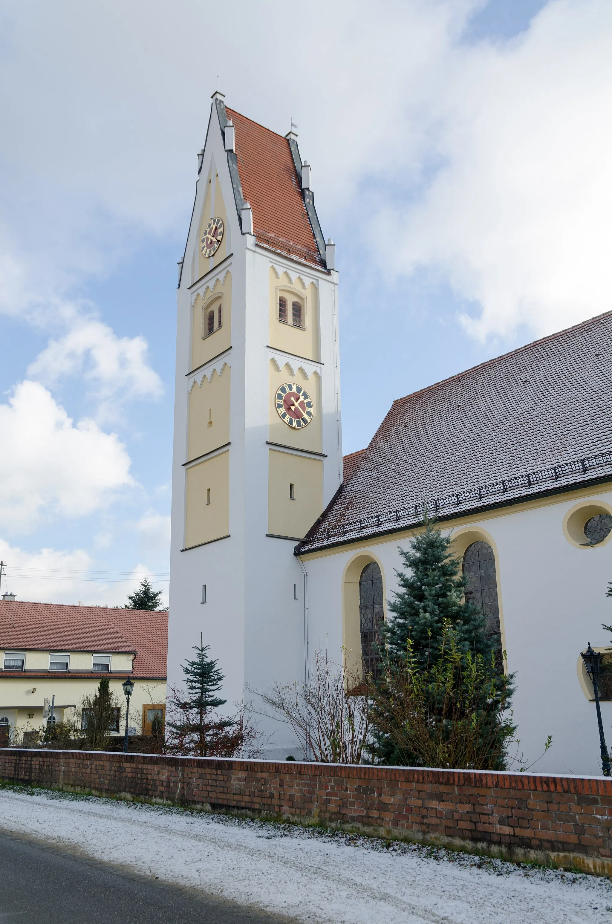 Photo showing: Pfaffenhofen an der Roth, Biberberg, Kath. Kirche