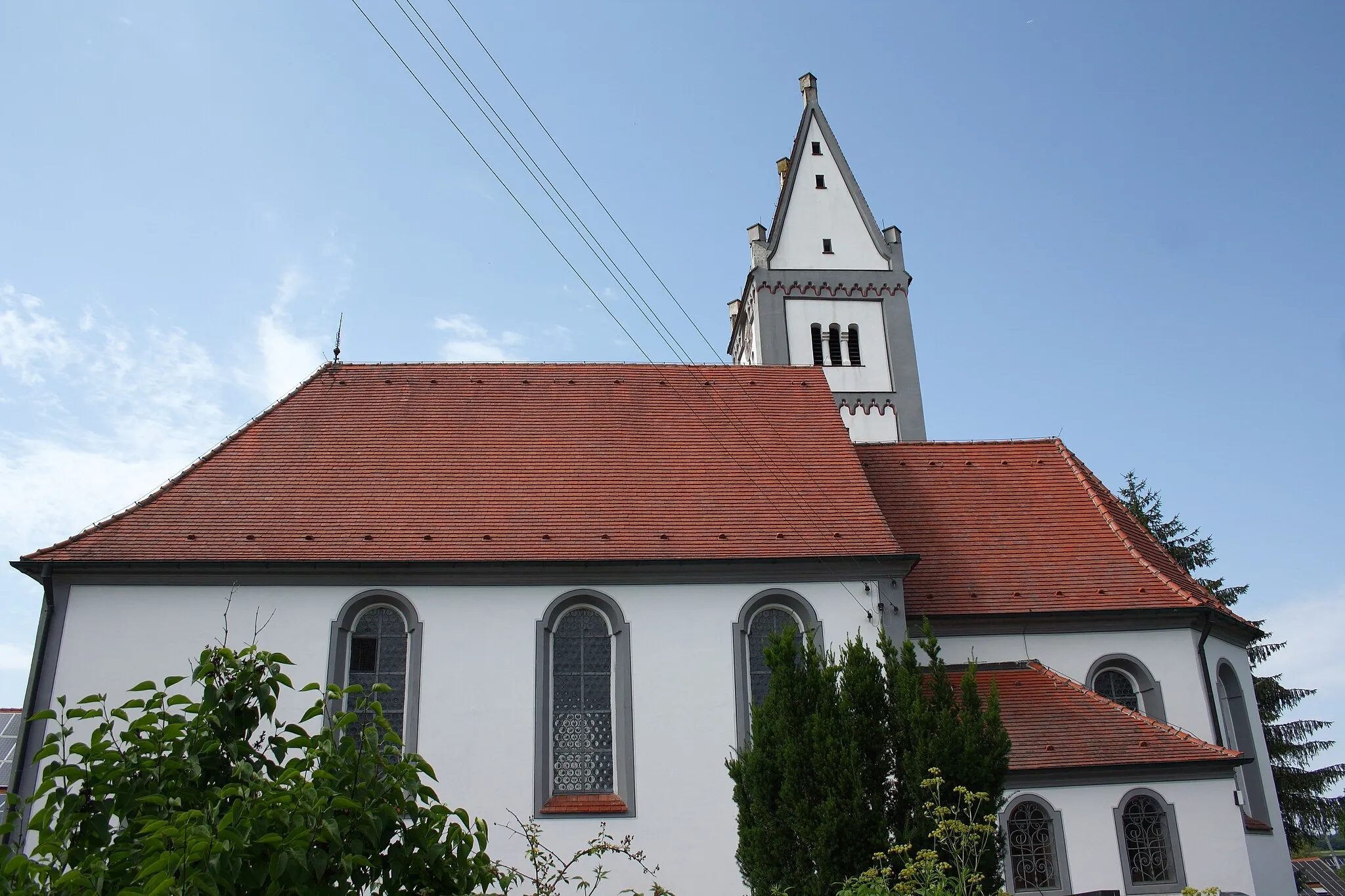 Photo showing: Katholische Pfarrkirche St. Peter und Paul in Ried (Jettingen-Scheppach) im Landkreis Günzburg (Bayern)