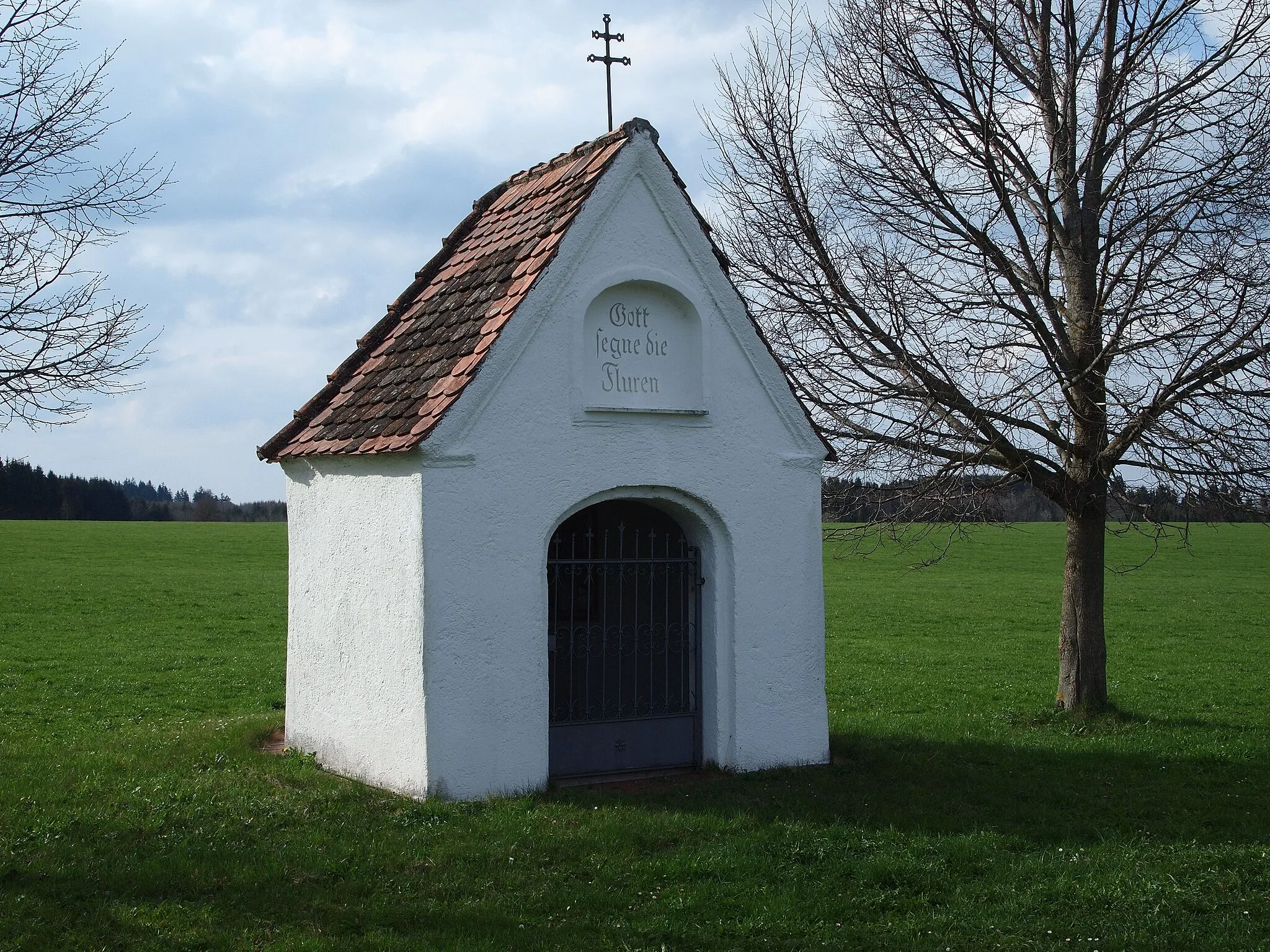 Photo showing: Kaufbeuren, OT Großkemnat, Wegkapelle